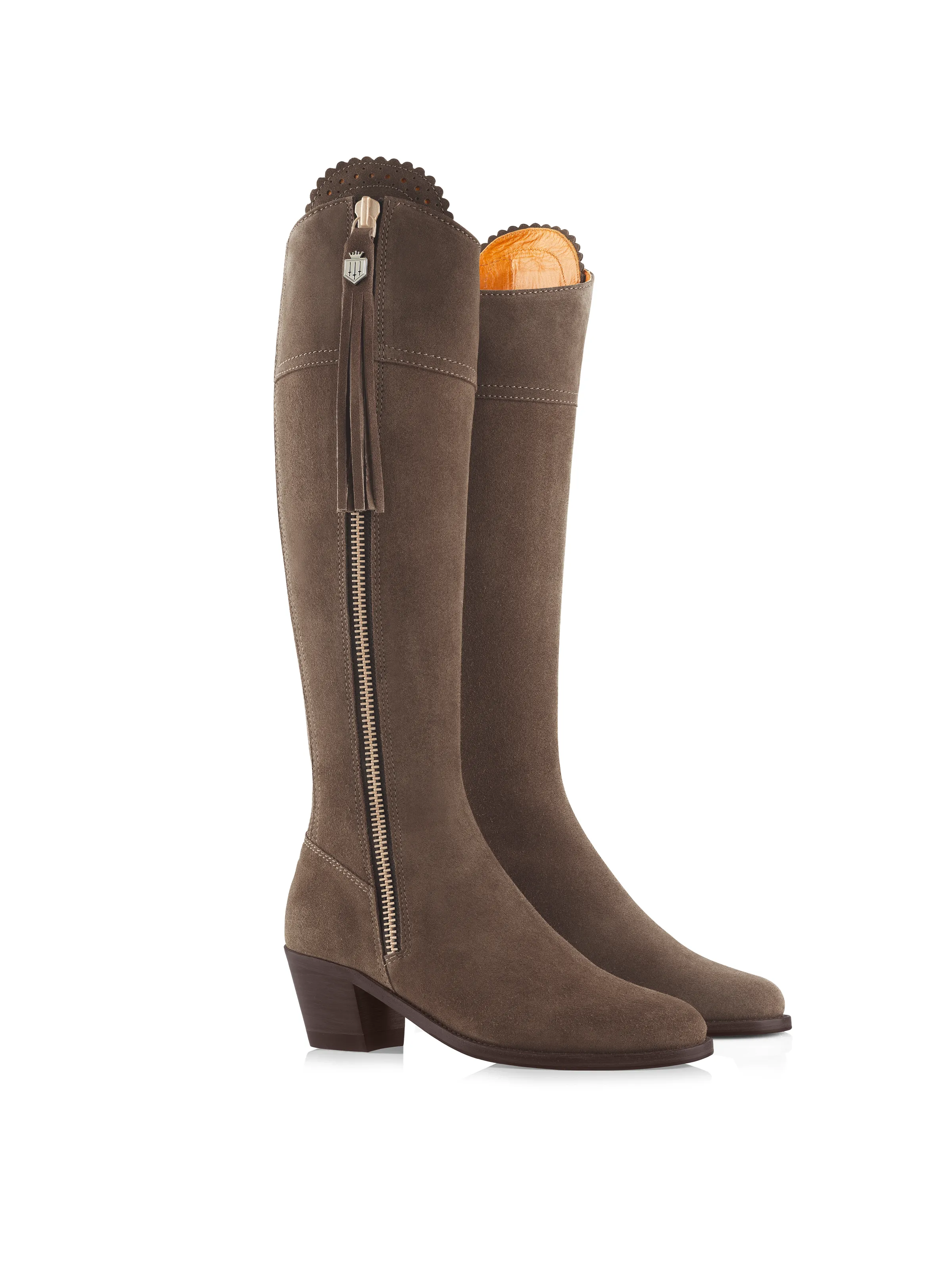 Womens Regina Suede Heeled Boots (Regular Fit) - Image 14