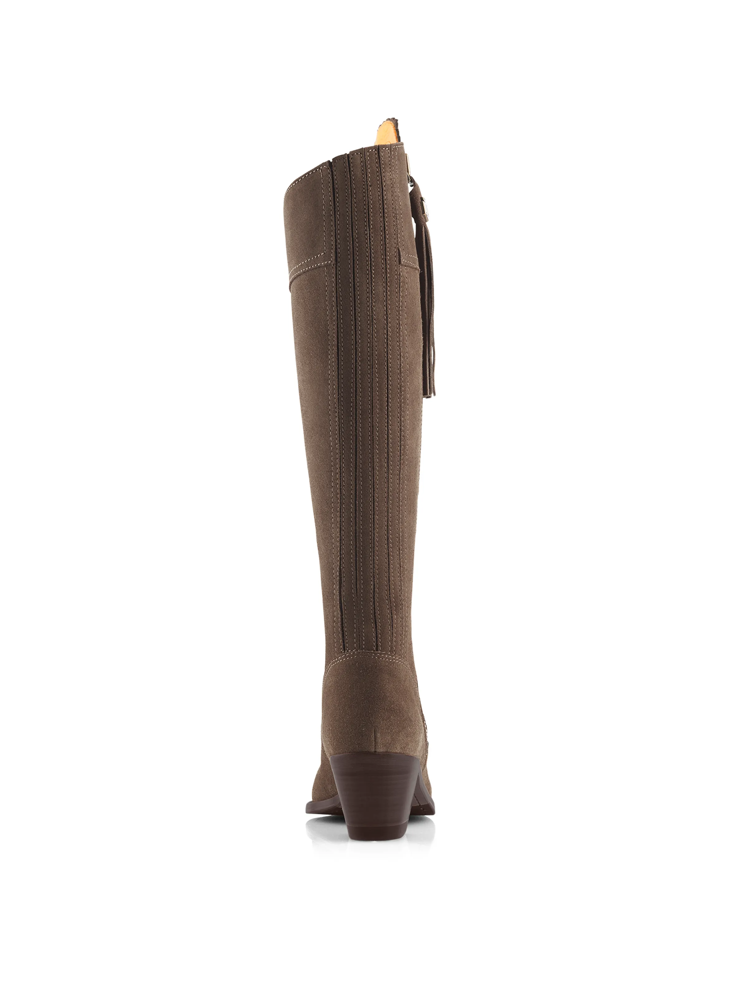 Womens Regina Suede Heeled Boots (Regular Fit) - Image 16