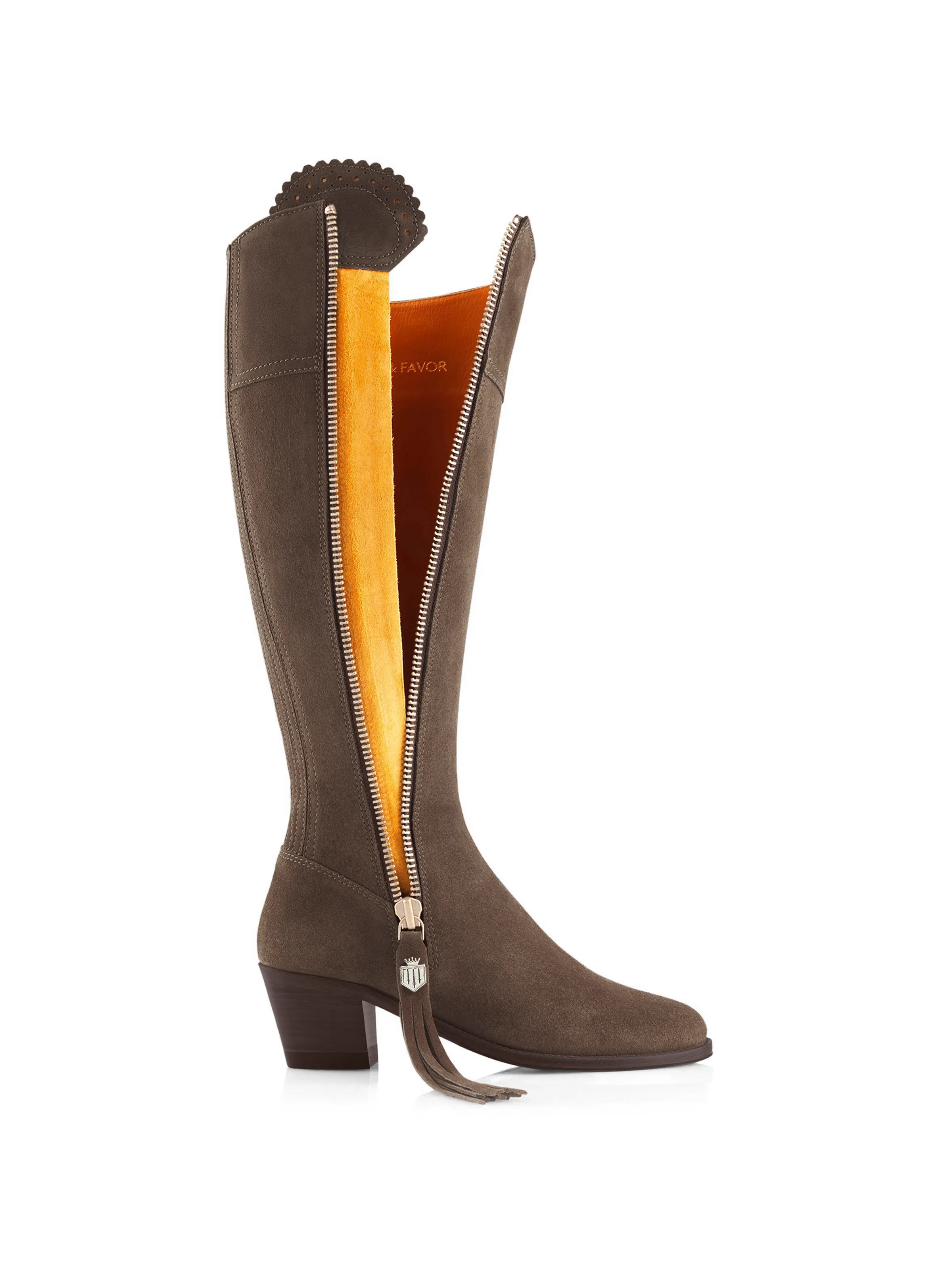 Womens Regina Suede Heeled Boots (Regular Fit) - Image 18