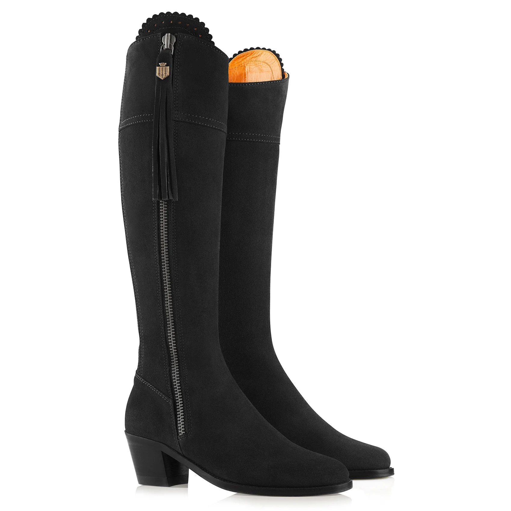 Womens Regina Suede Heeled Boots (Regular Fit) - Image 8