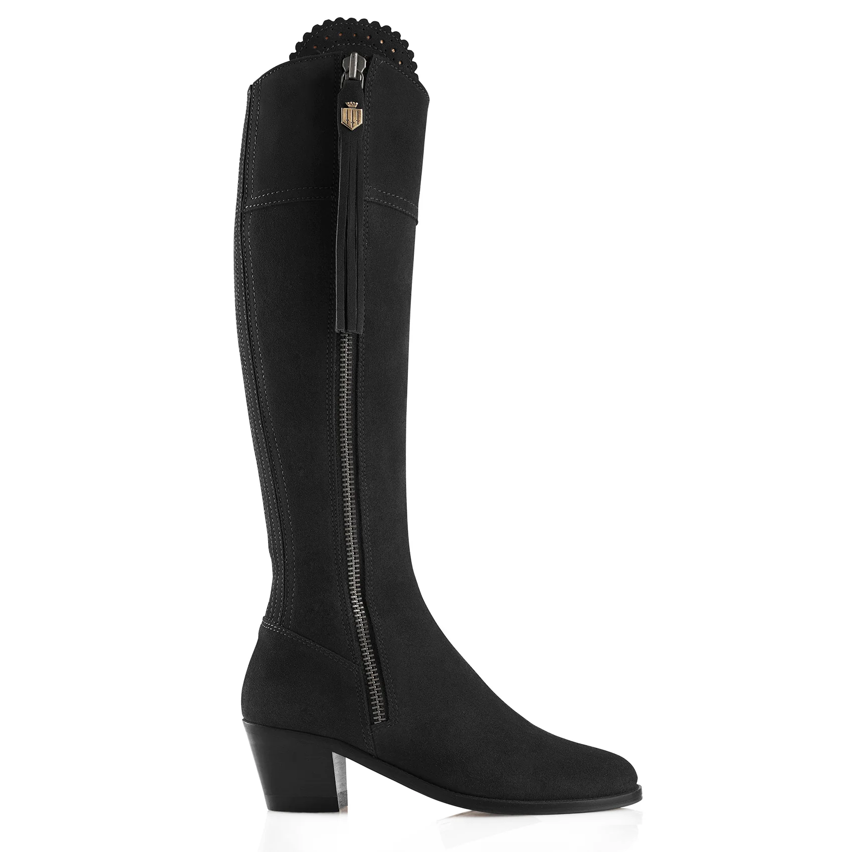 Womens Regina Suede Heeled Boots (Regular Fit) - Image 9