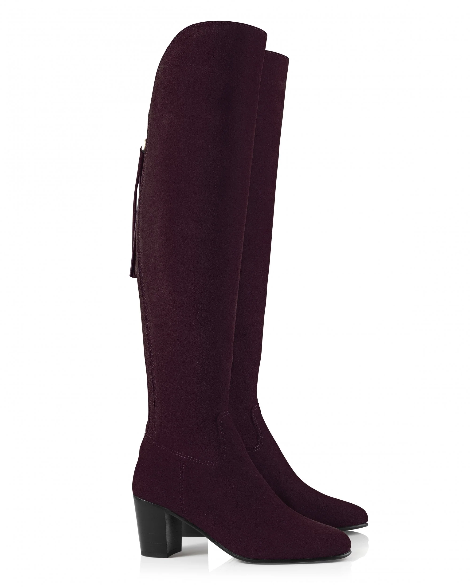 Amira Suede Heeled Over-the-knee Boots Regular Fit - Image 2
