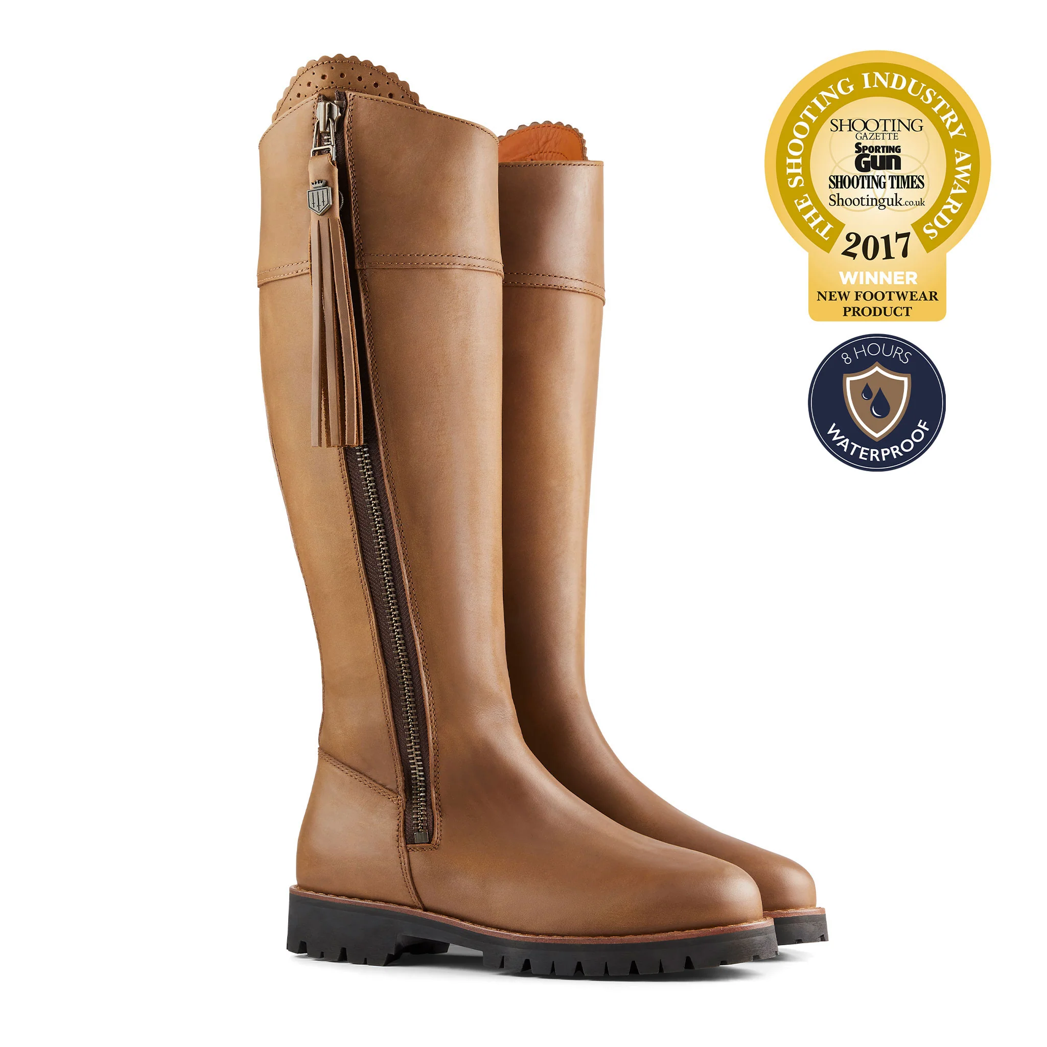 Explorer Leather Waterproof Knee-high Boots - Image 3