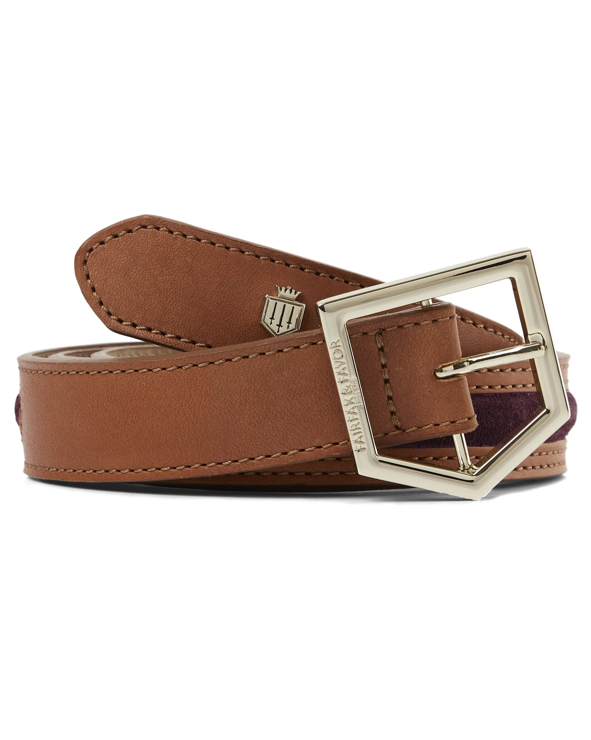Hampton Leather & Suede Belt - Image 10
