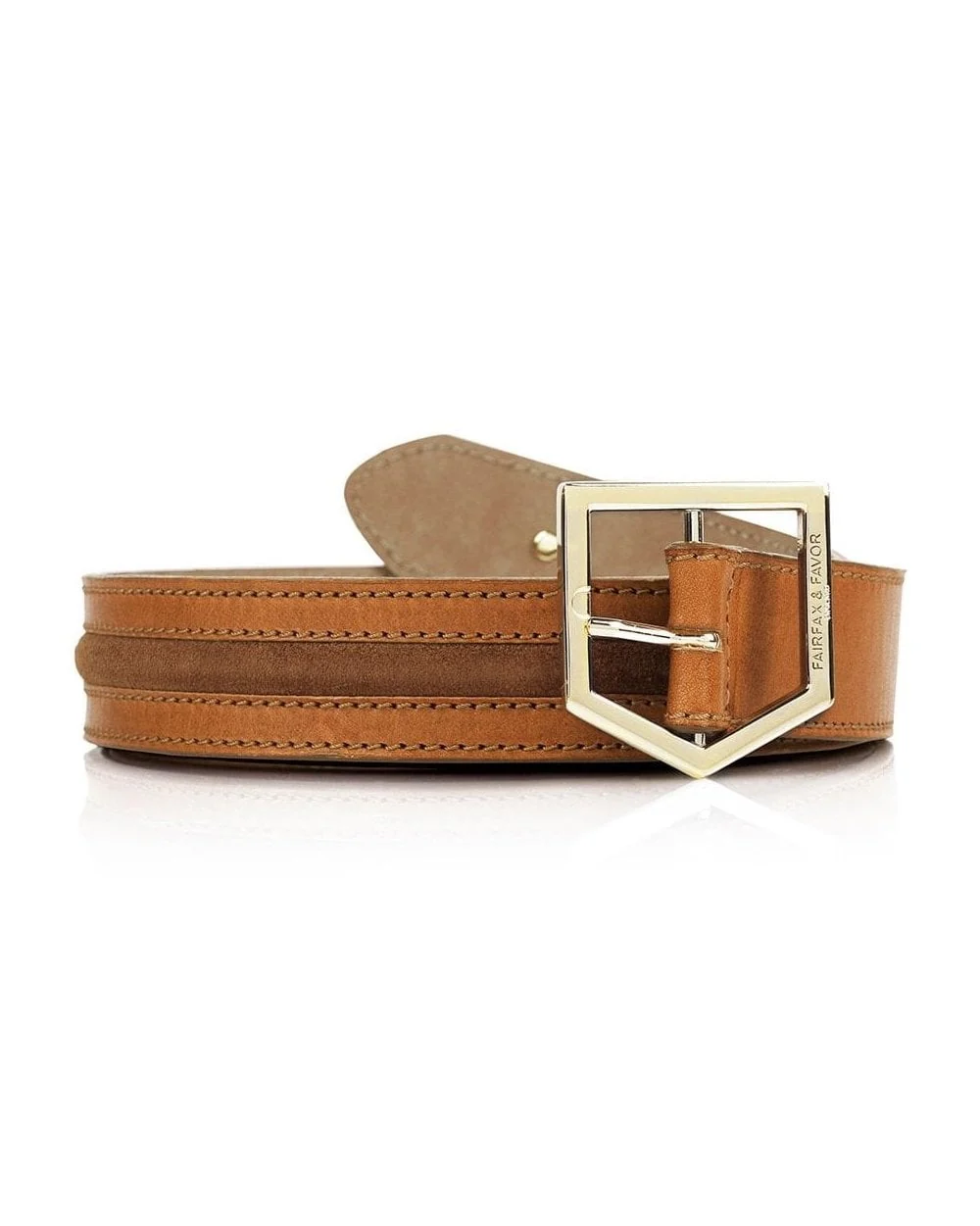 Hampton Leather & Suede Belt - Image 8