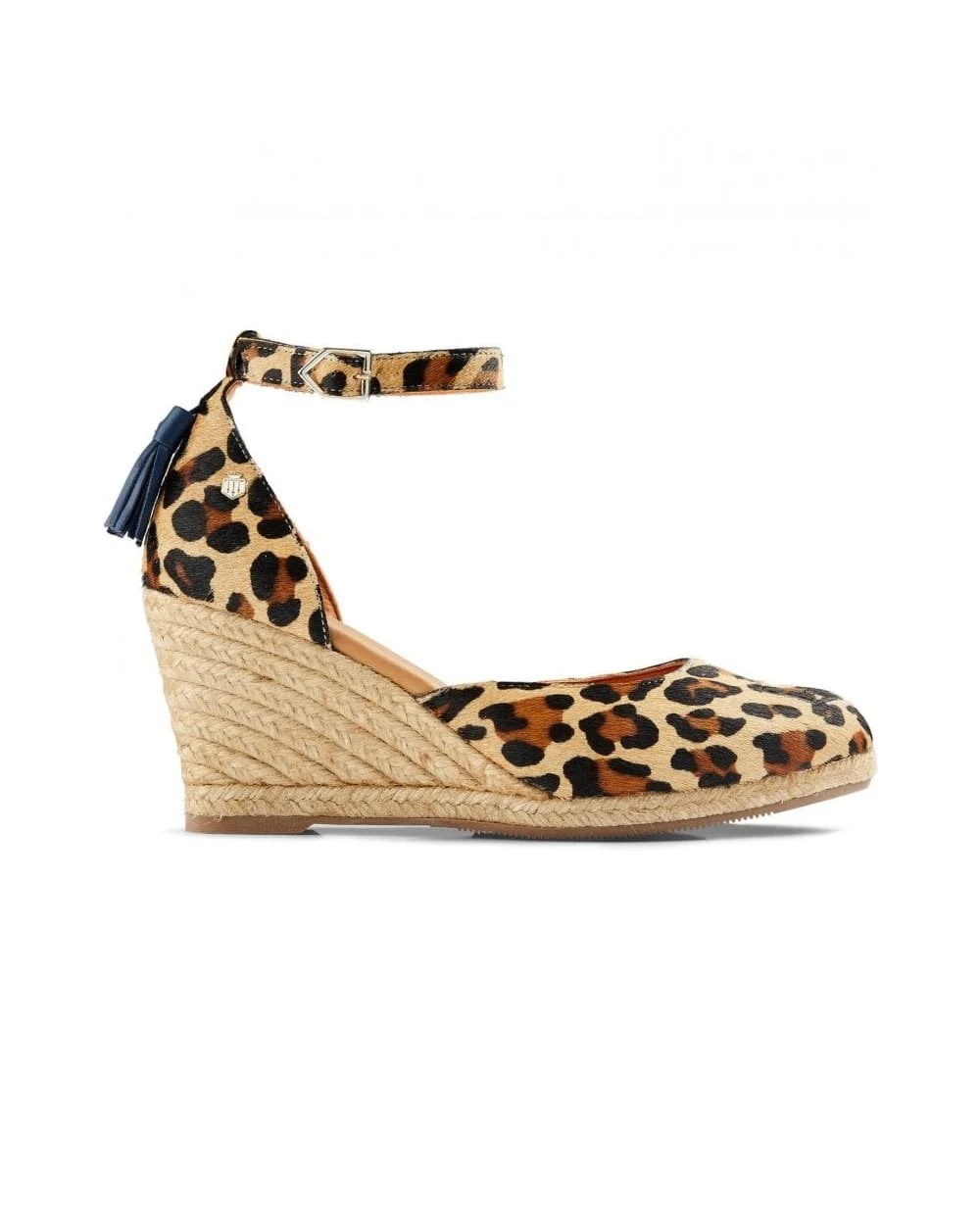 Monaco Haircalf Wedge Espadrille - Image 2