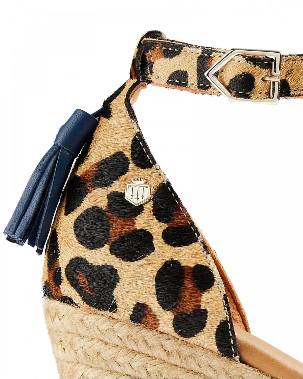 Monaco Haircalf Wedge Espadrille - Image 5