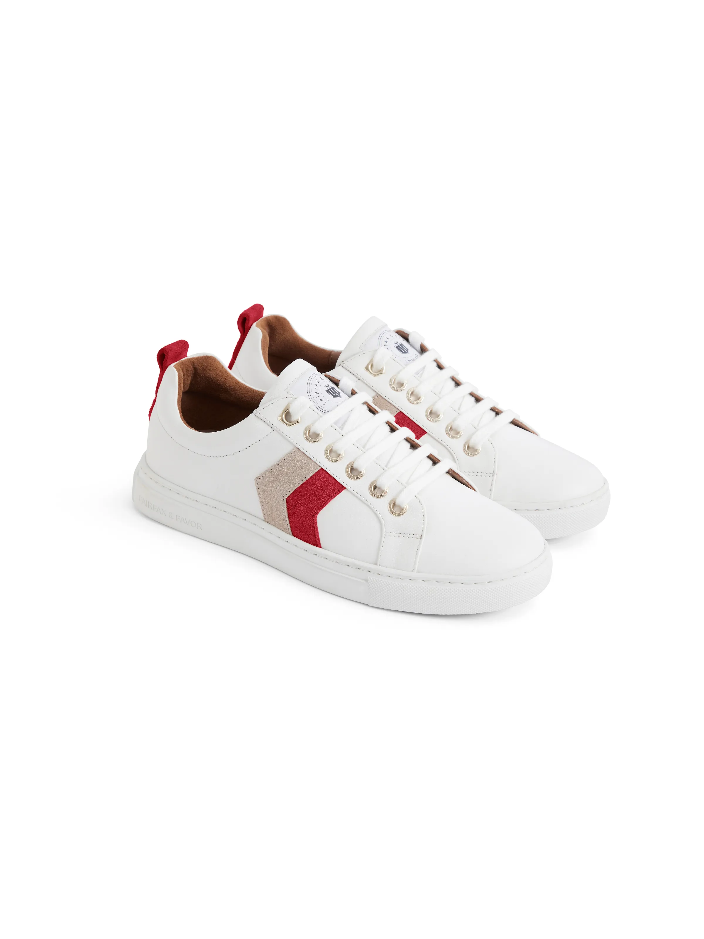 Womens Alexandra Leather Trainers