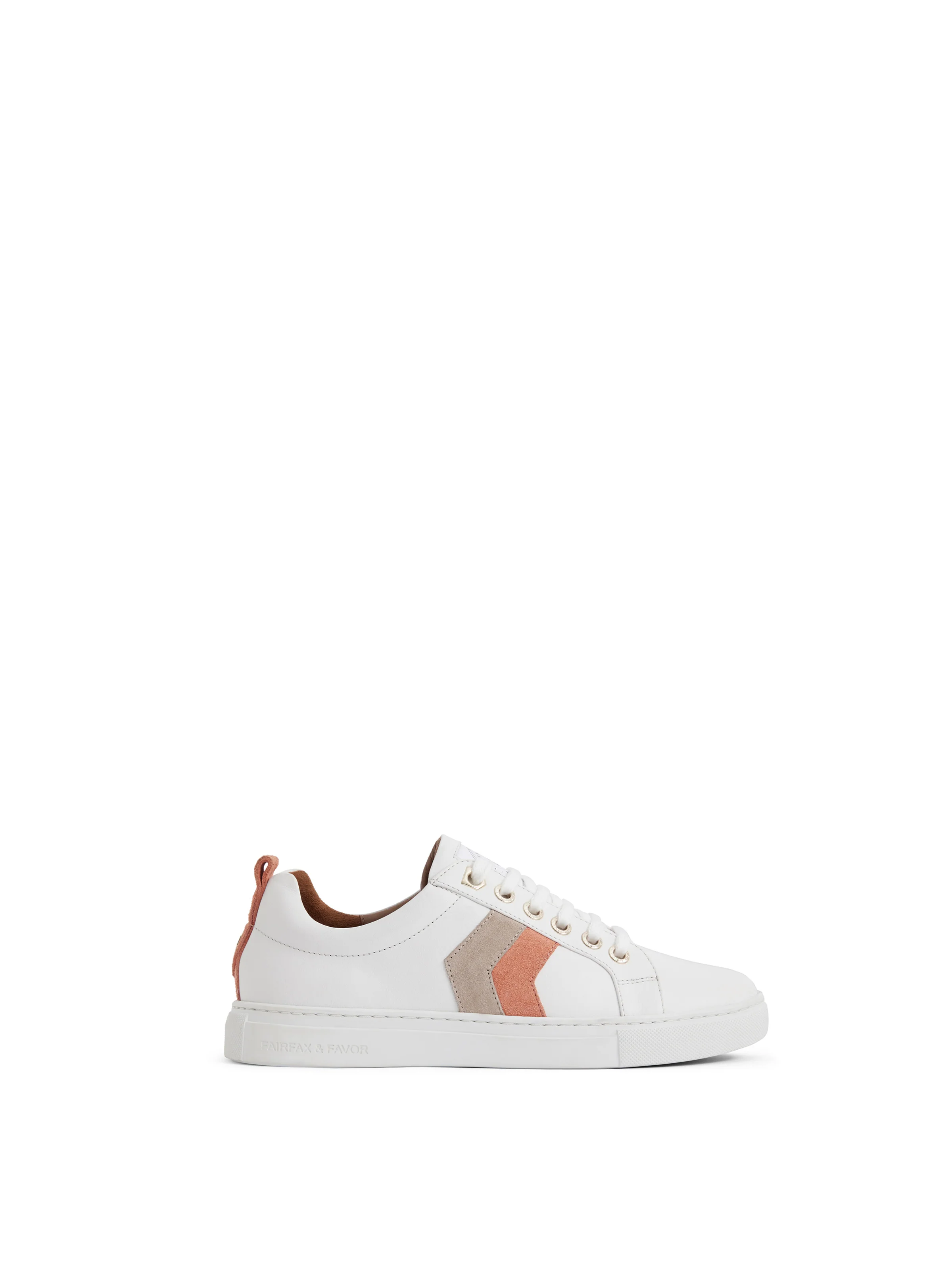 Womens Alexandra Leather Trainers - Image 10
