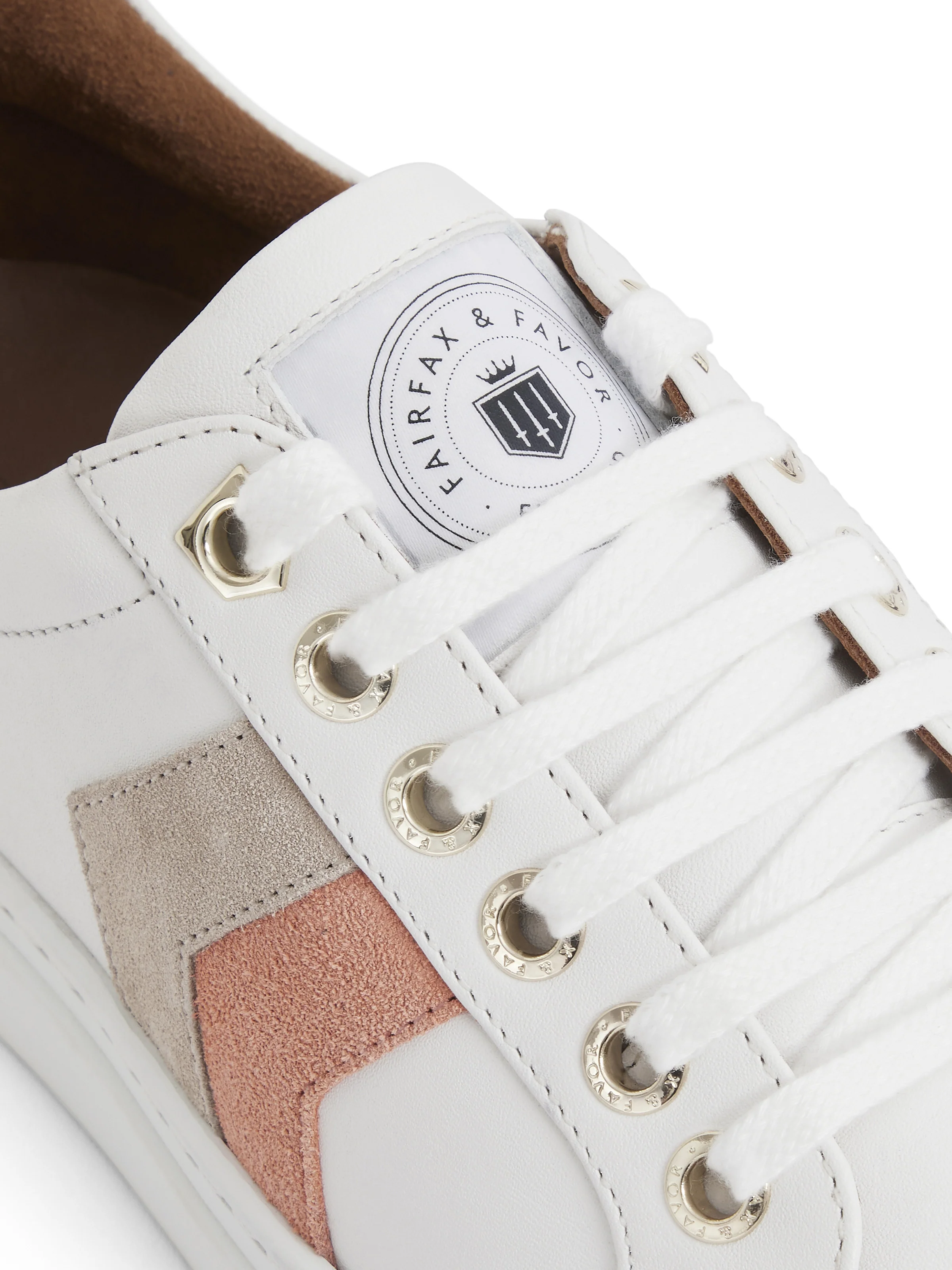 Womens Alexandra Leather Trainers - Image 11