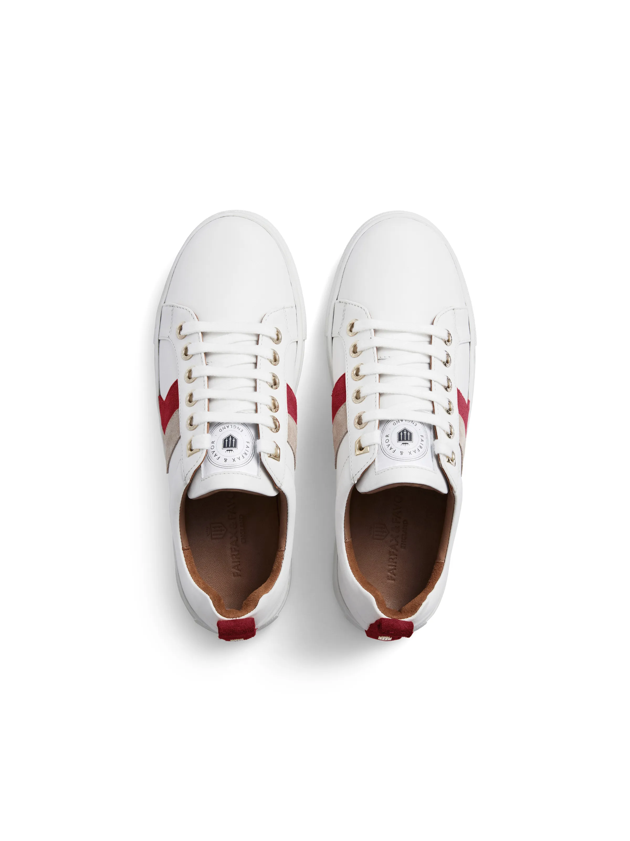 Womens Alexandra Leather Trainers - Image 20