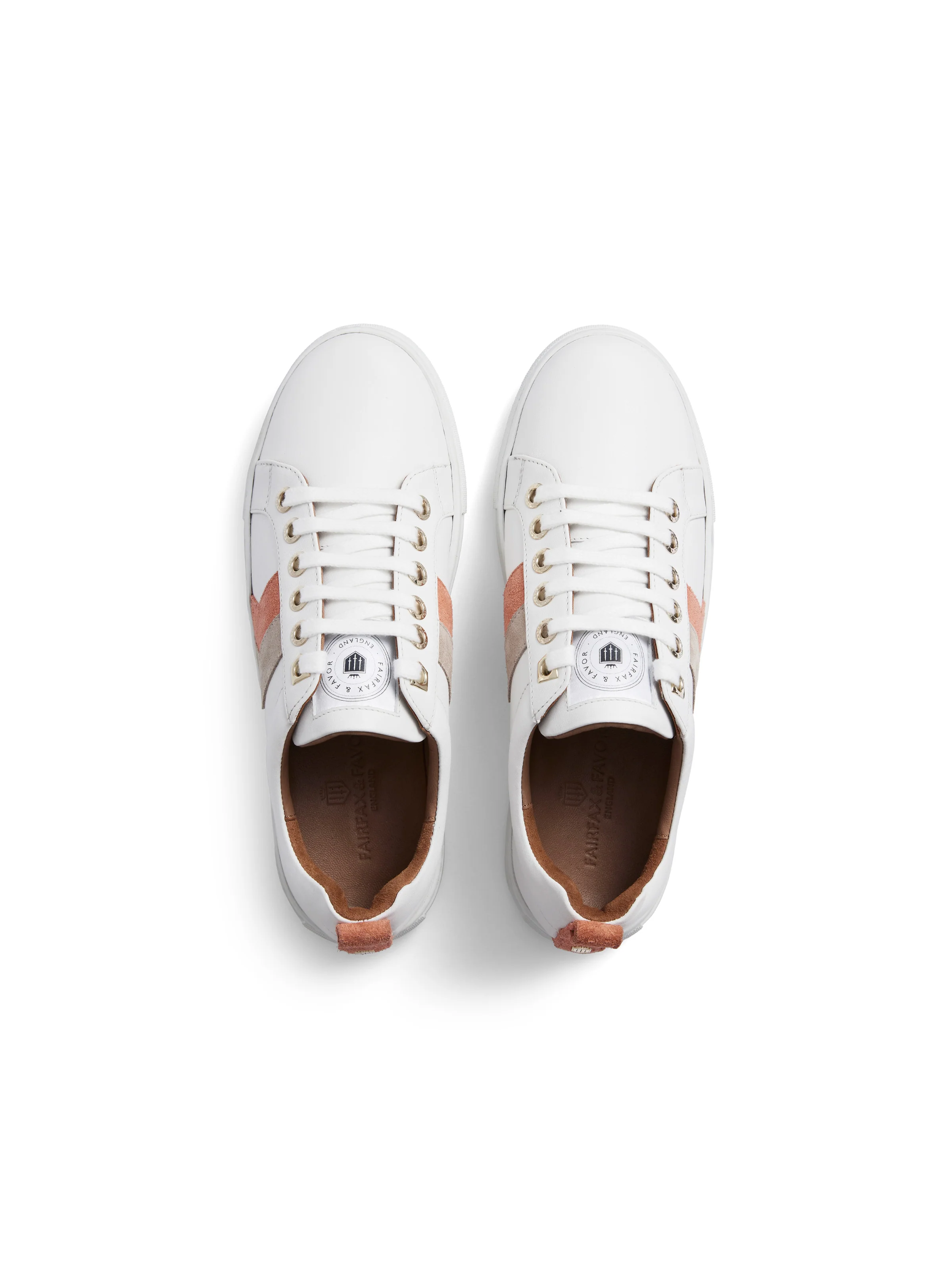 Womens Alexandra Leather Trainers - Image 6