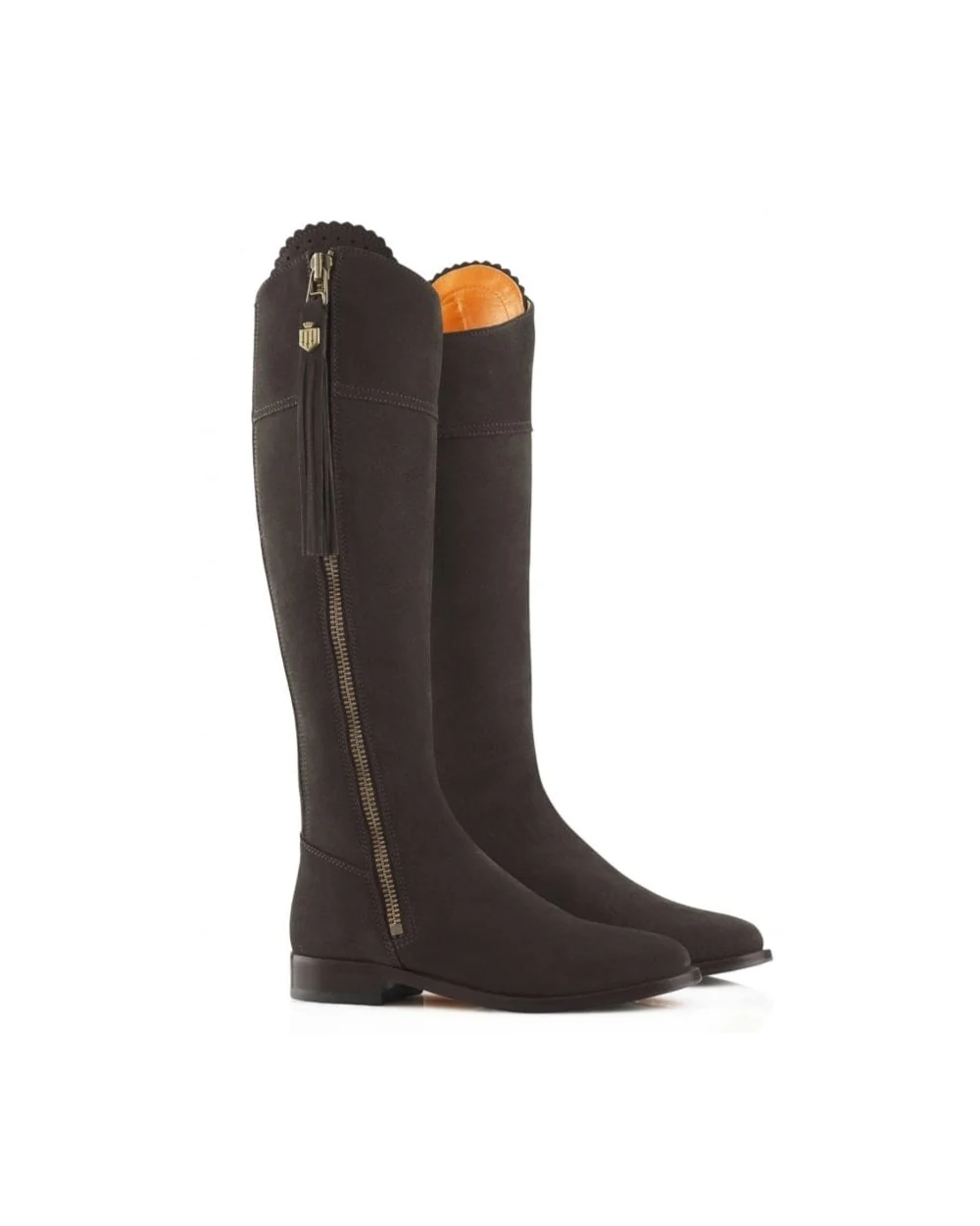 Women's Regina Suede Flat Boots (Regular Fit) - Image 16