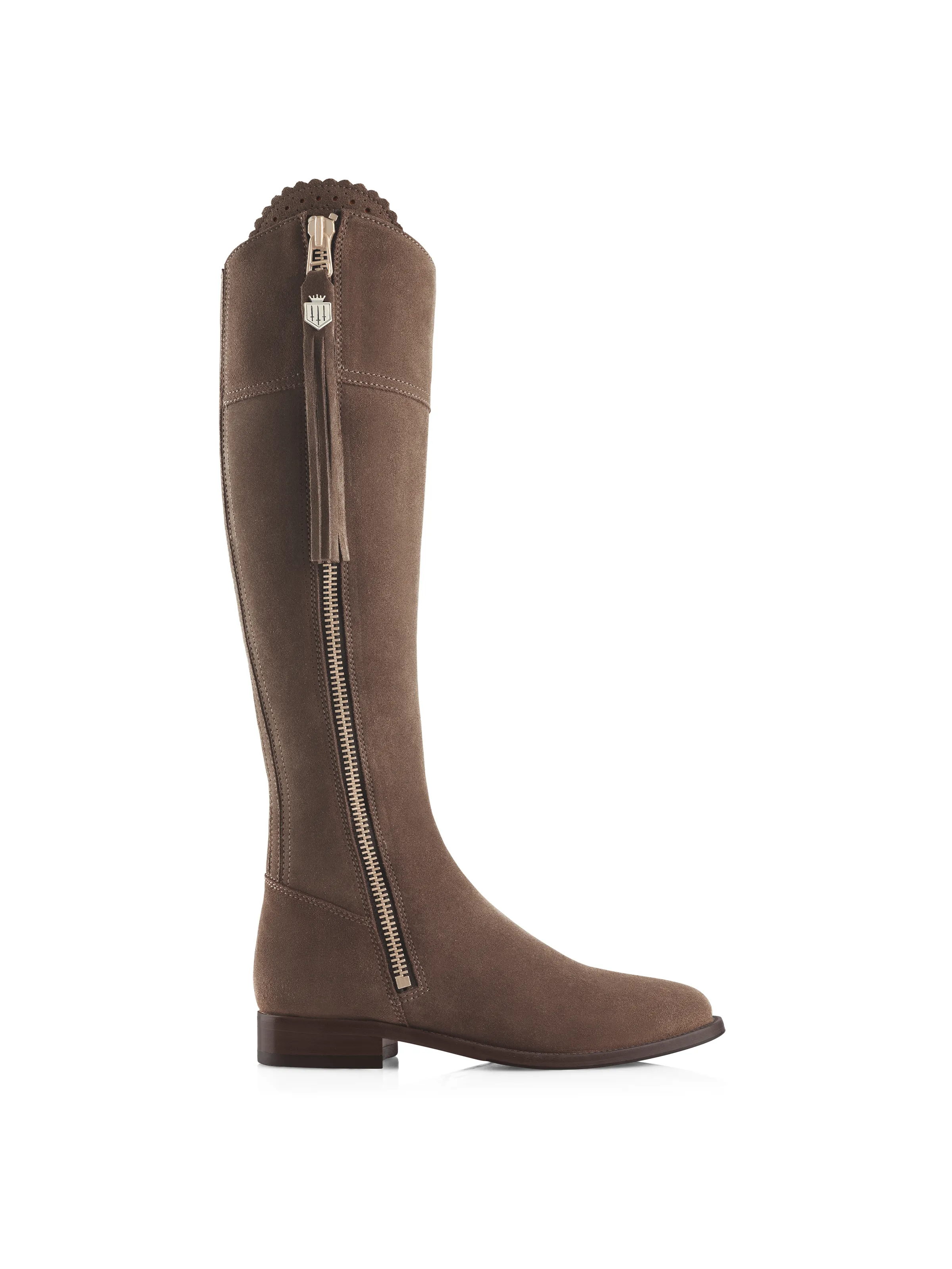 Women's Regina Suede Flat Boots (Regular Fit) - Image 40
