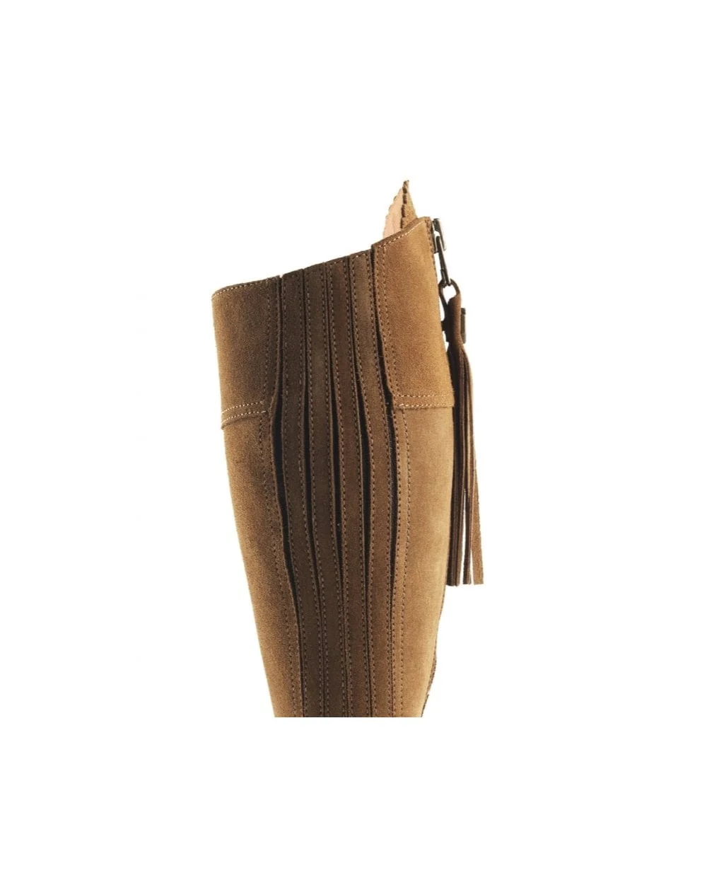 Women's Regina Suede Flat Boots (Regular Fit) - Image 7