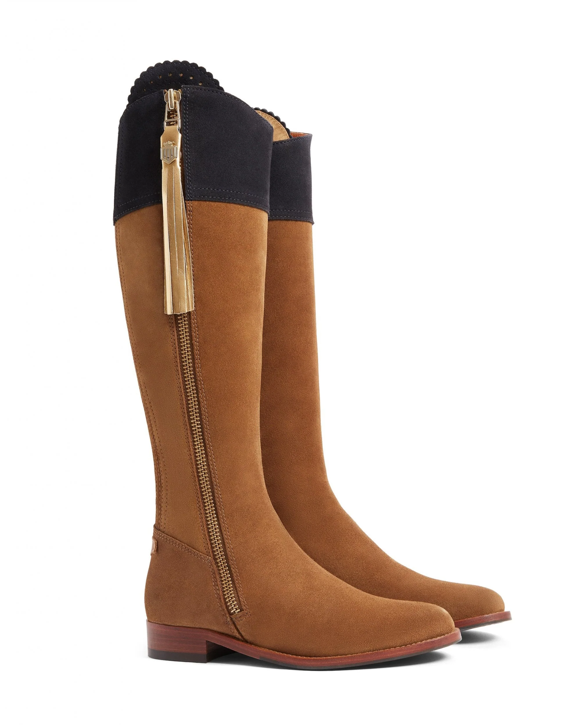 Women's Regina Suede Flat Boots (Regular Fit) - Image 9