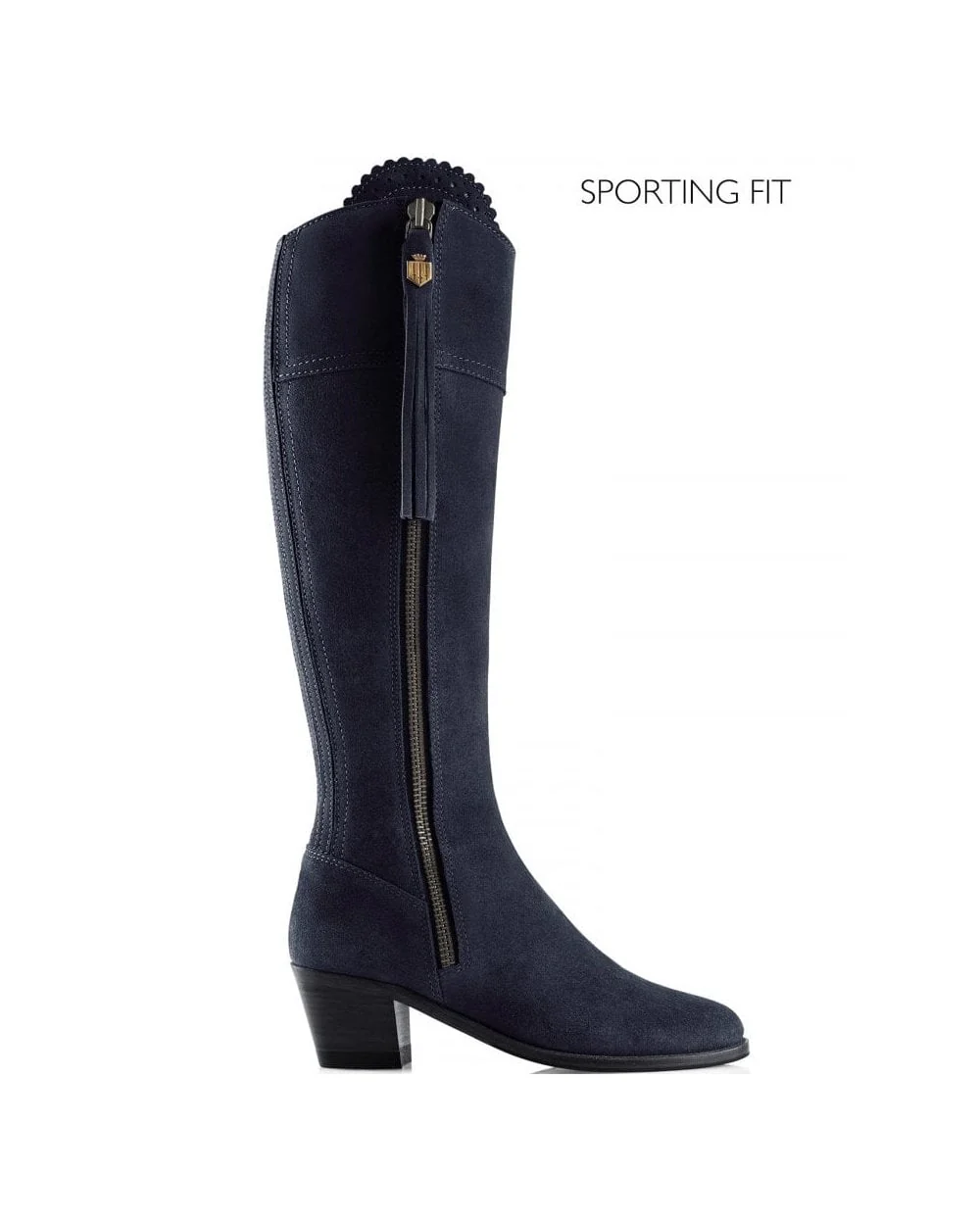 Women's Regina Suede Heeled Boots (Sporting Fit) - Image 14