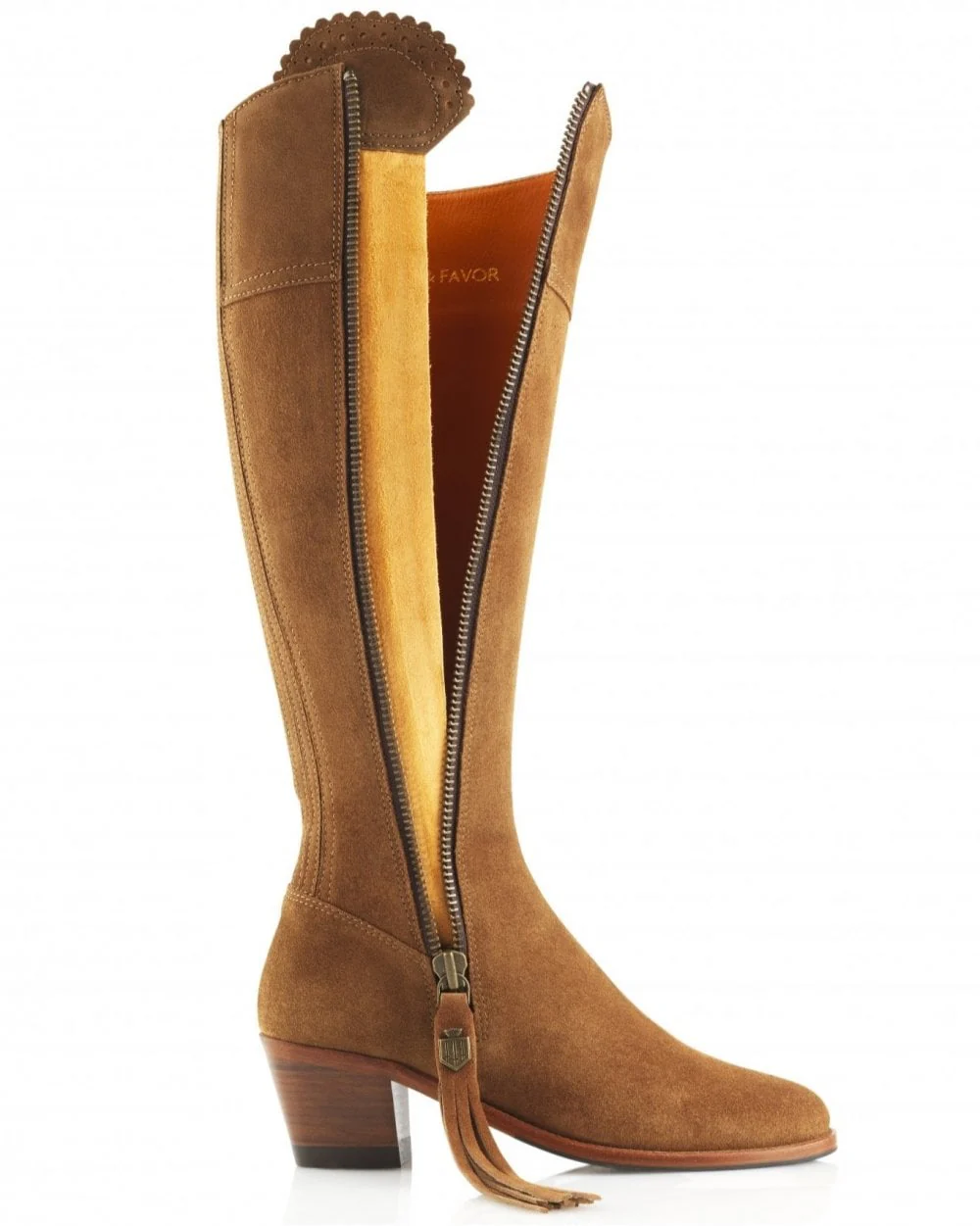 Women's Regina Suede Heeled Boots (Sporting Fit) - Image 5