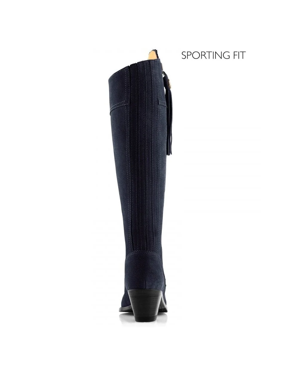 Women's Regina Suede Heeled Boots (Sporting Fit) - Image 8