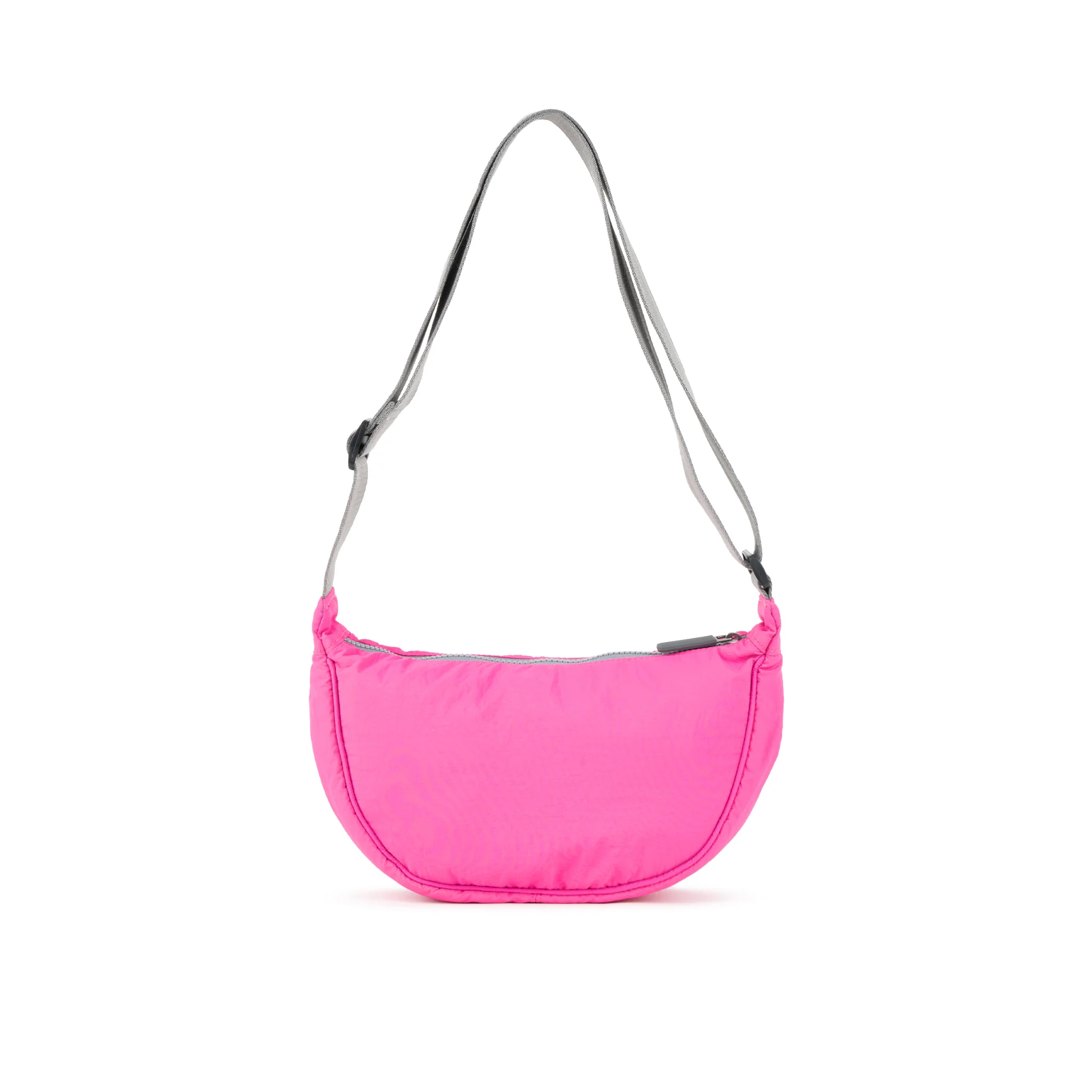 Farringdon Half Moon Bag in Hot Pink Taslon - Image 6