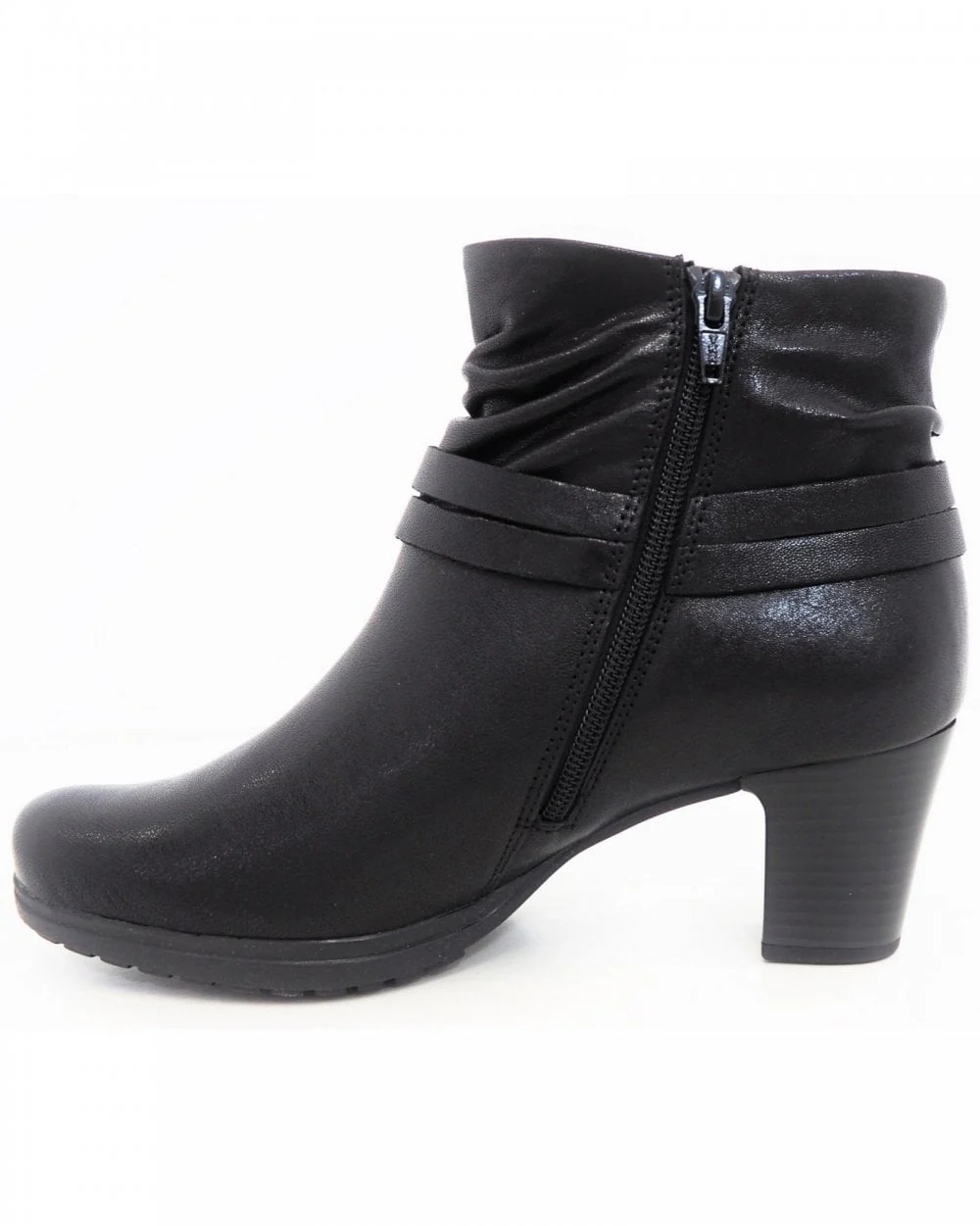Ladies Pollyanna Leather Ankle Boot - Image 2