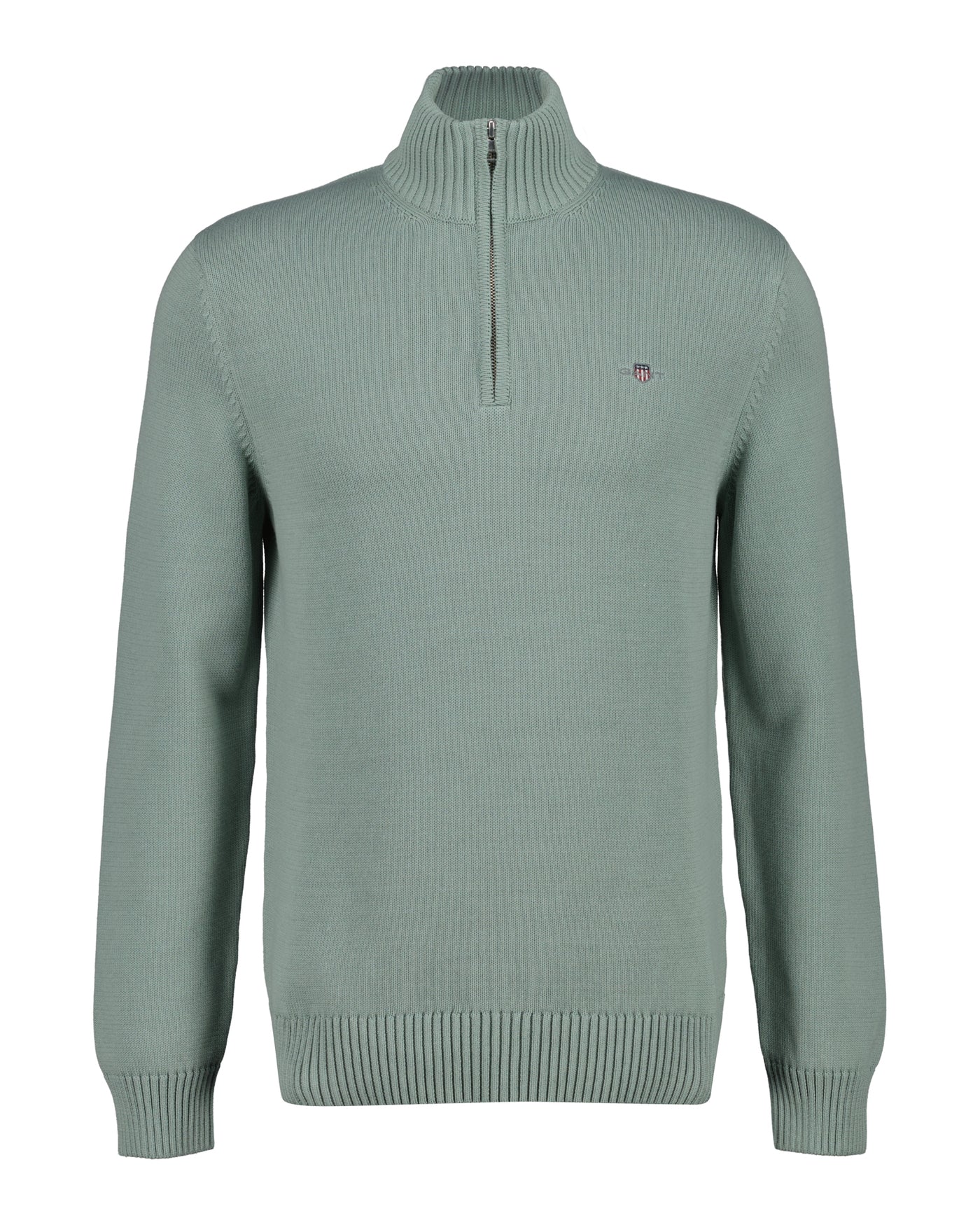 Casual Cotton Half-Zip Sweater - Image 33