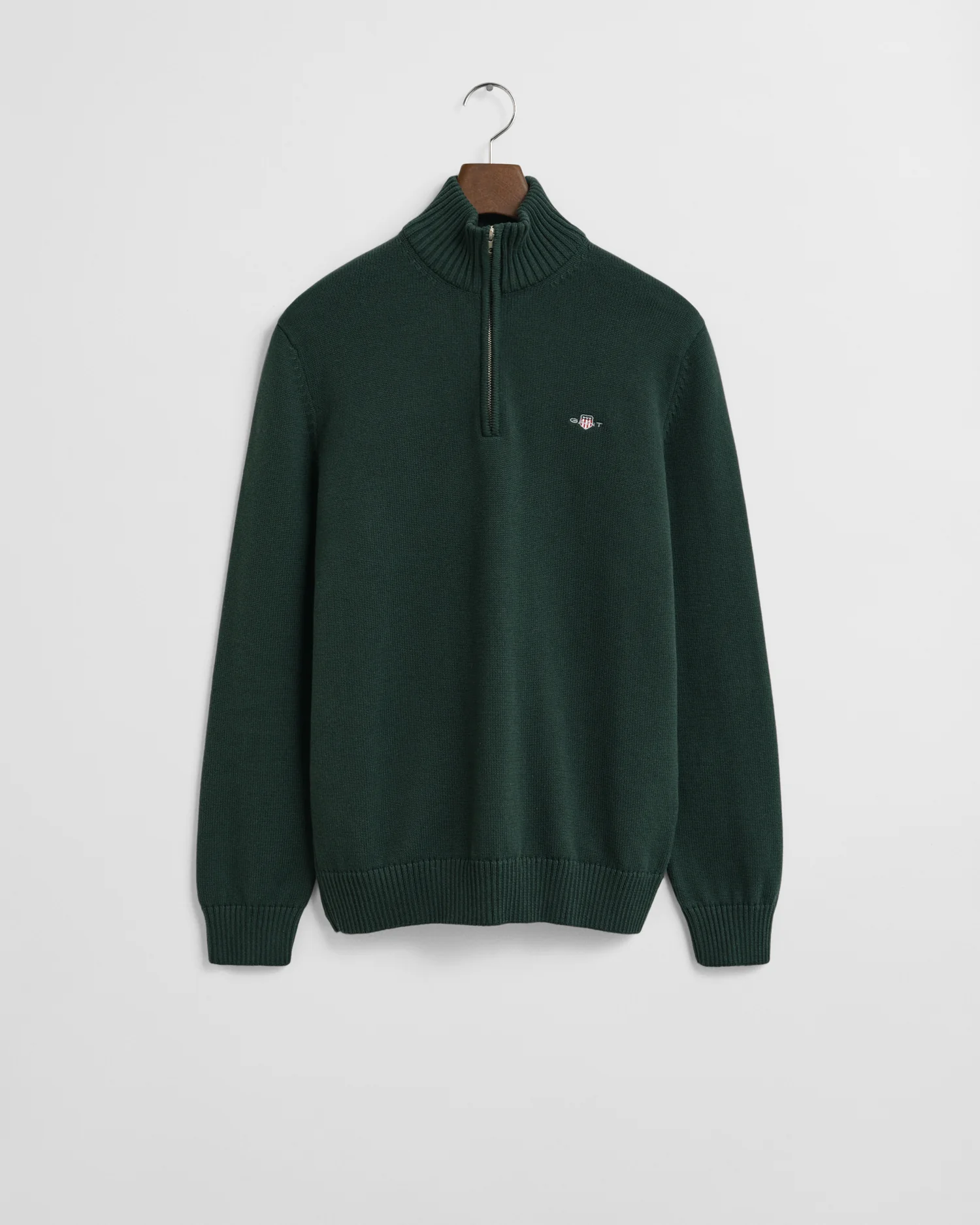 Casual Cotton Half-Zip Sweater - Image 6