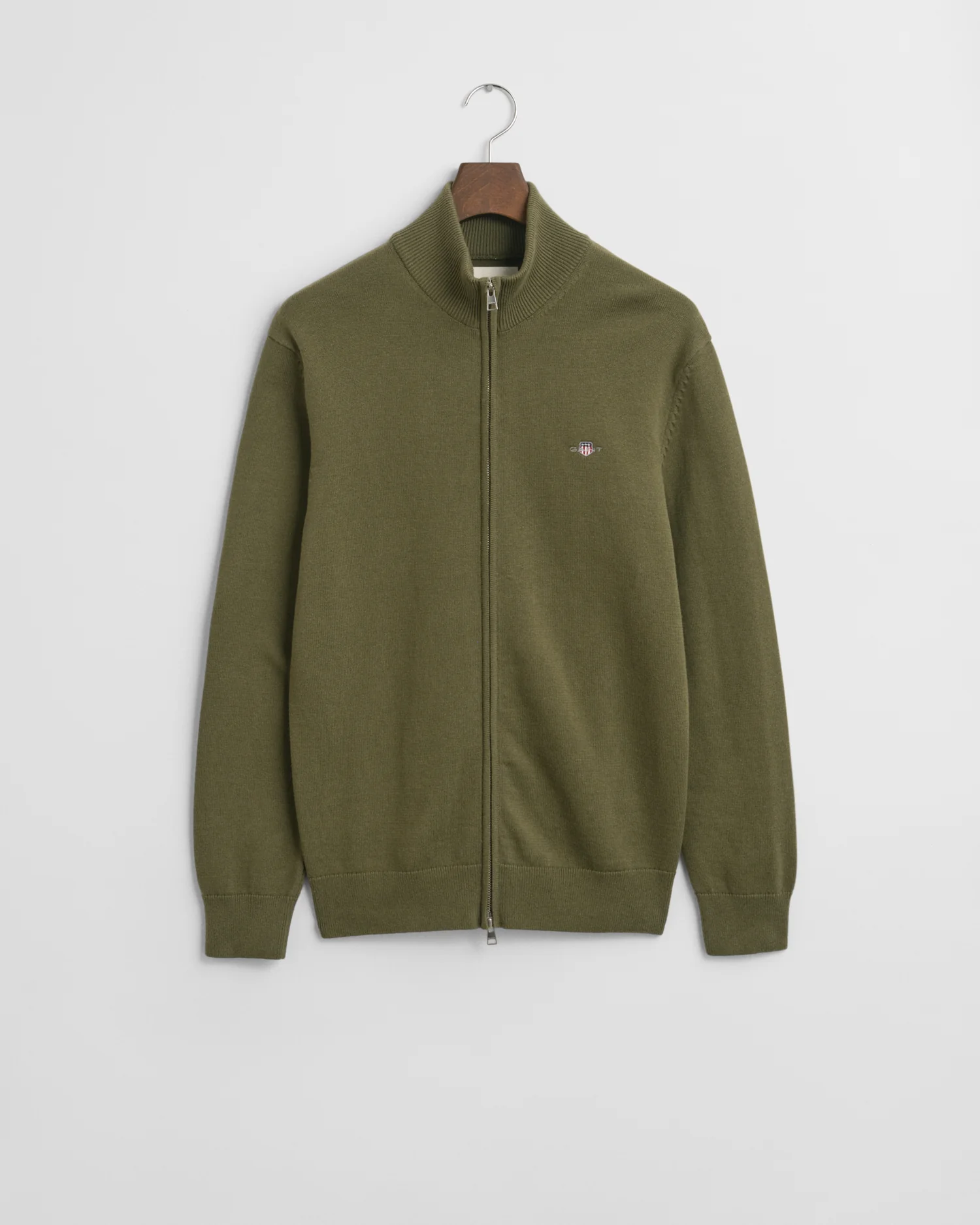 Casual Cotton Zip Cardigan - Image 5