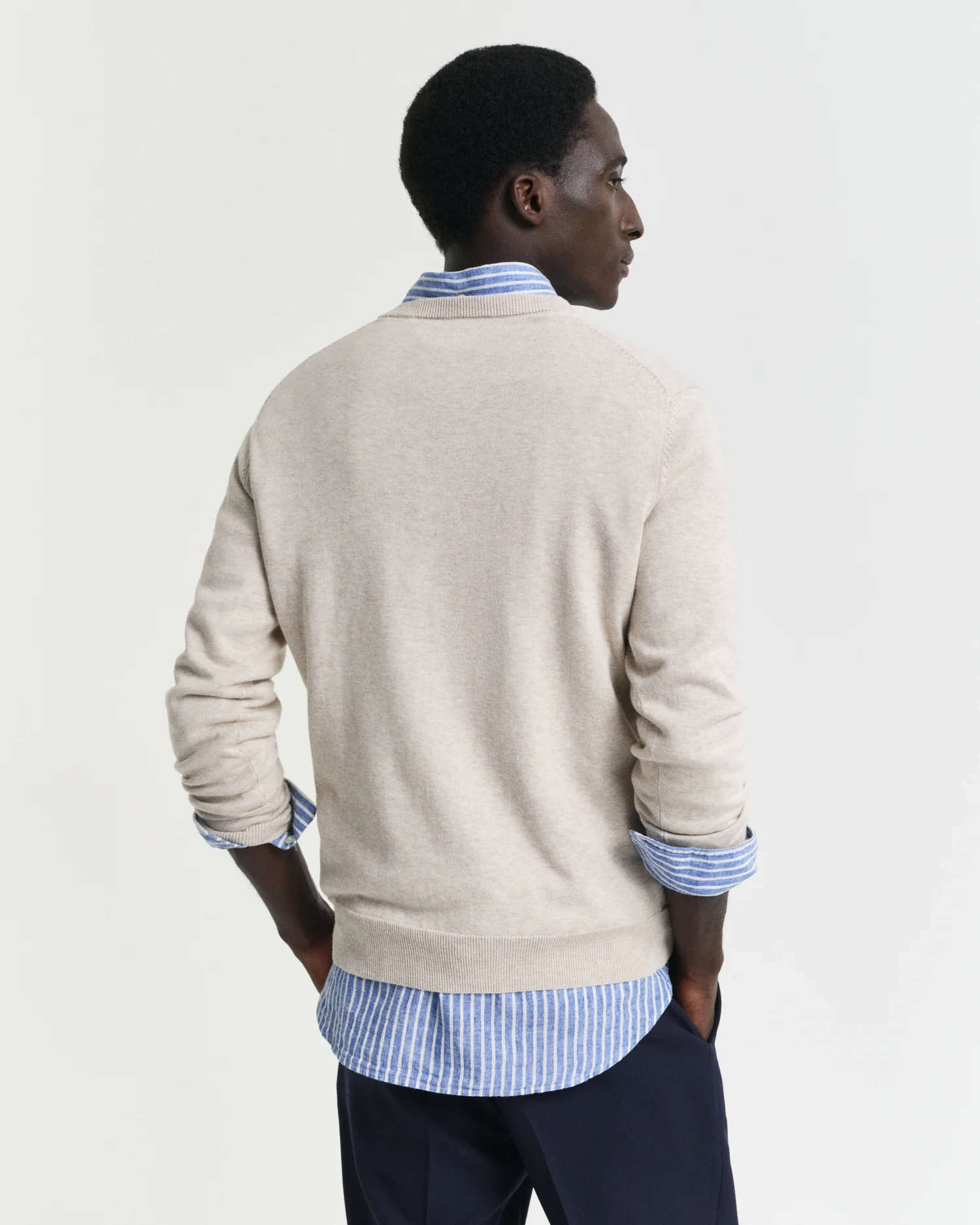 Classic Cotton V-Neck - Image 3
