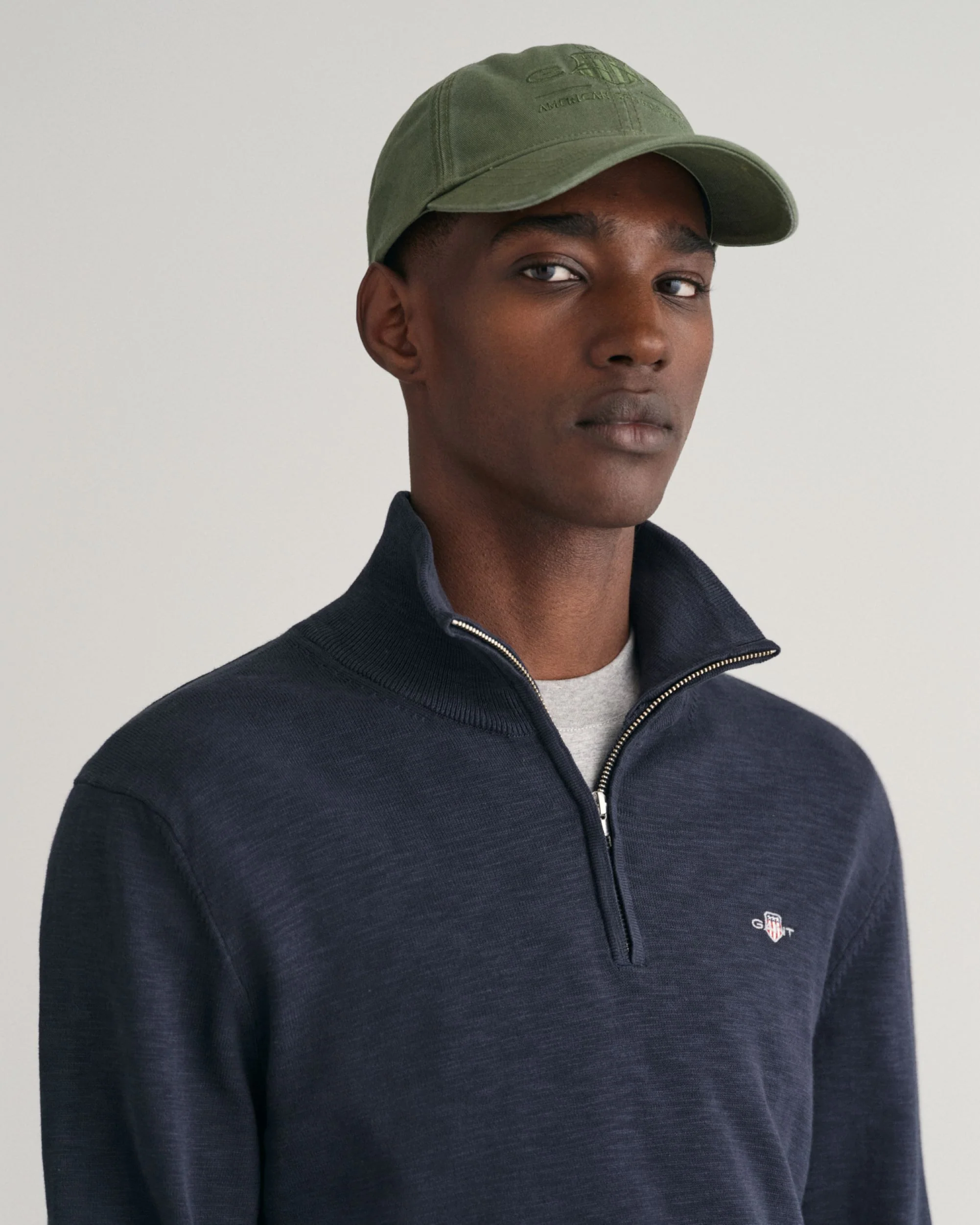 Cotton Flamme Half-Zip Sweater - Image 5