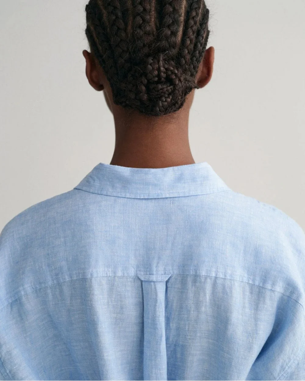 Linen Short Sleeve Shirt Dress - Image 12