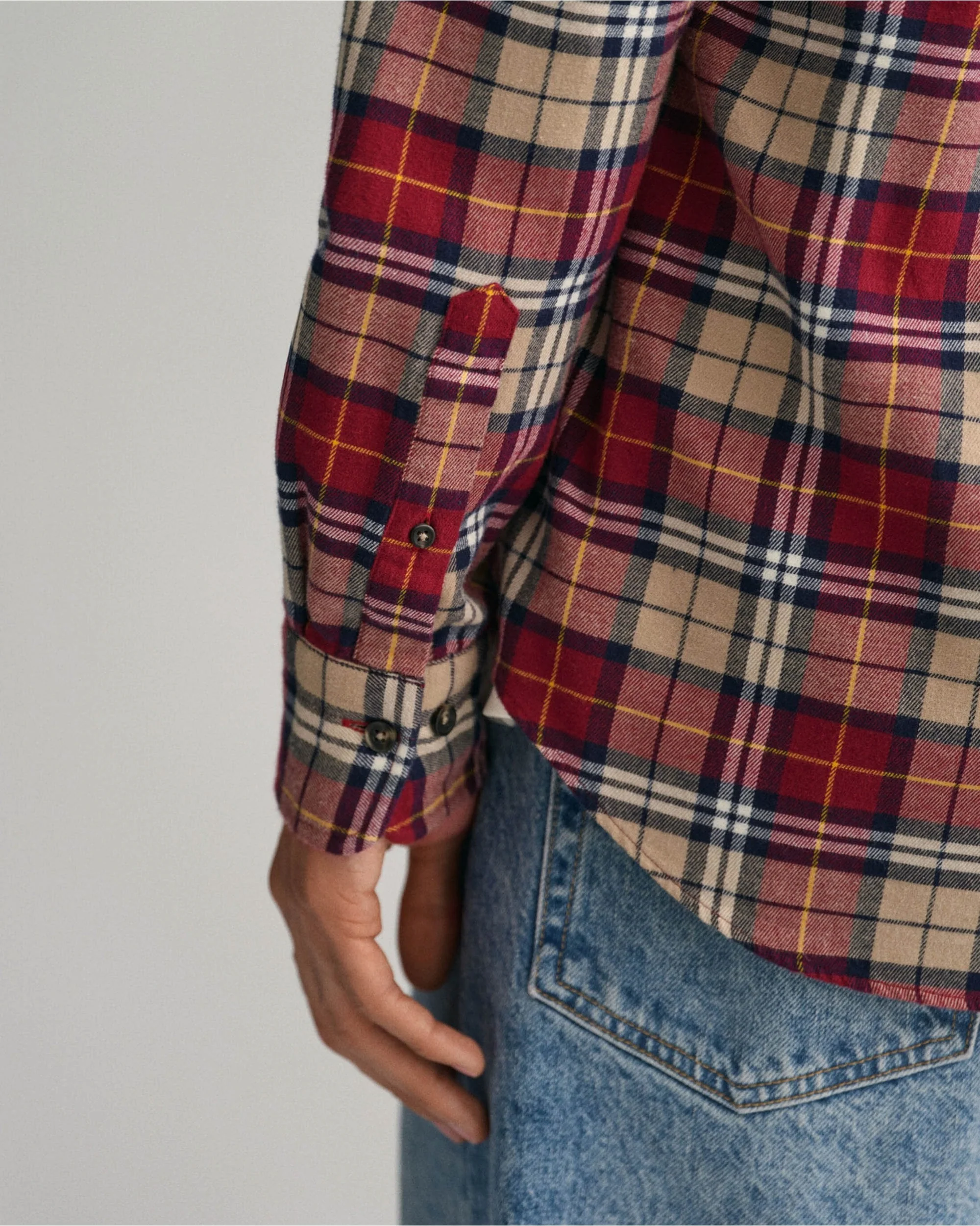 Regular Fit Checked Flannel Shirt - Image 11