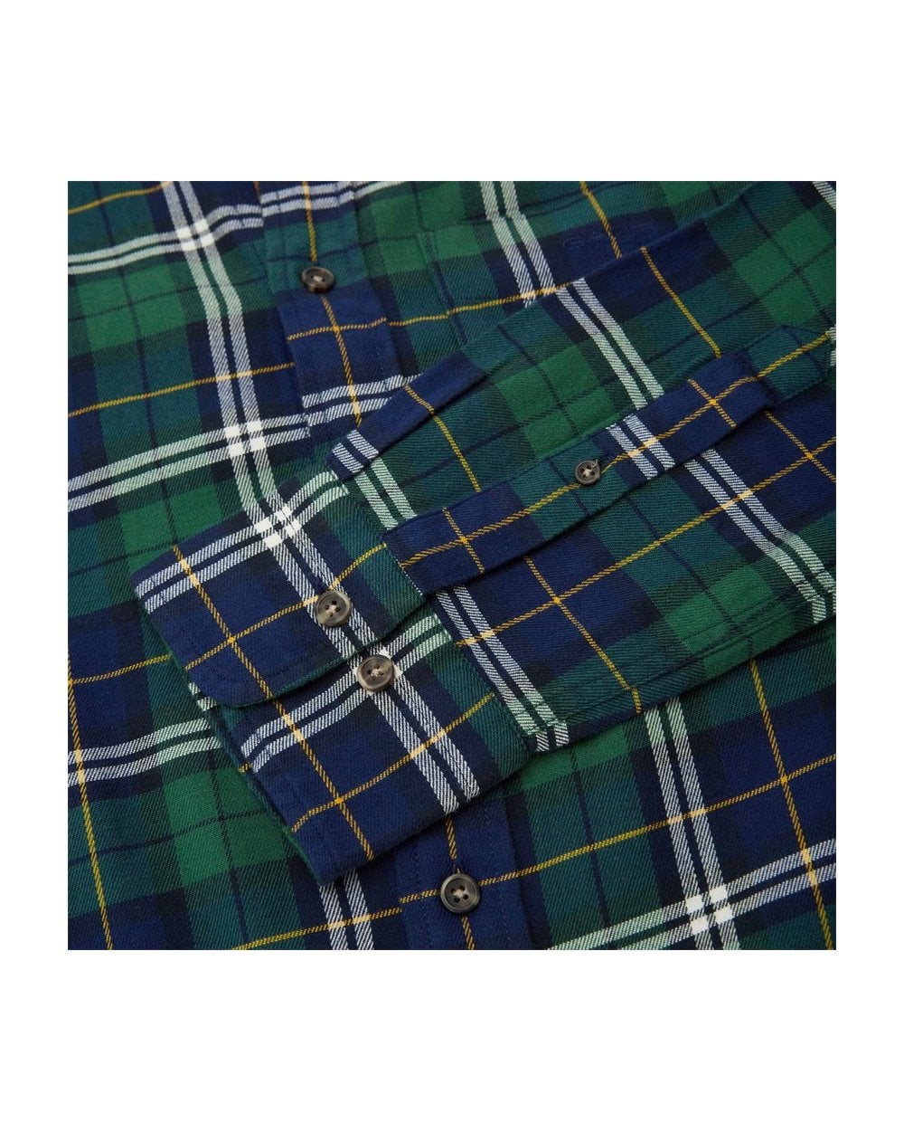 Regular Fit Checked Flannel Shirt - Image 5