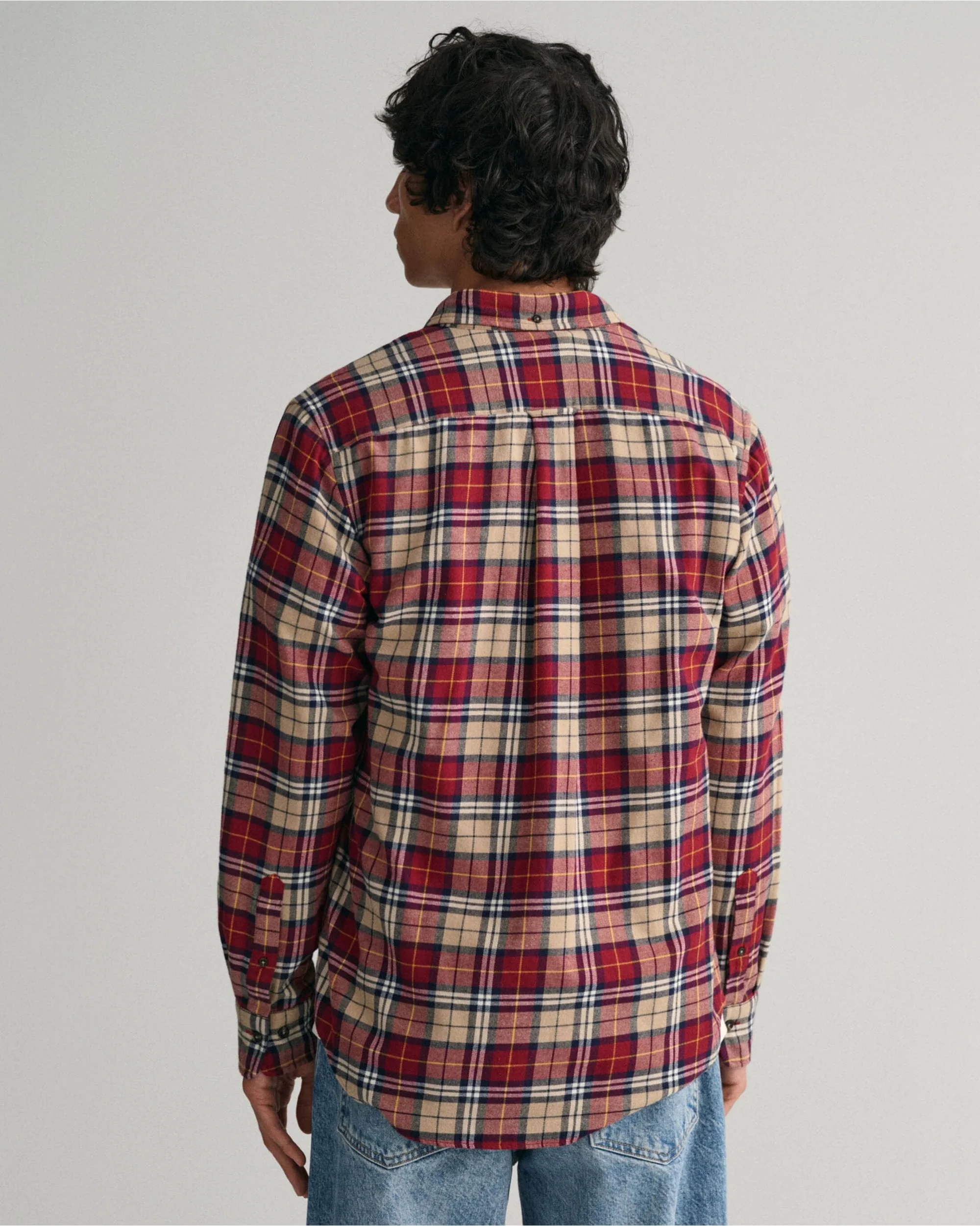 Regular Fit Checked Flannel Shirt - Image 6