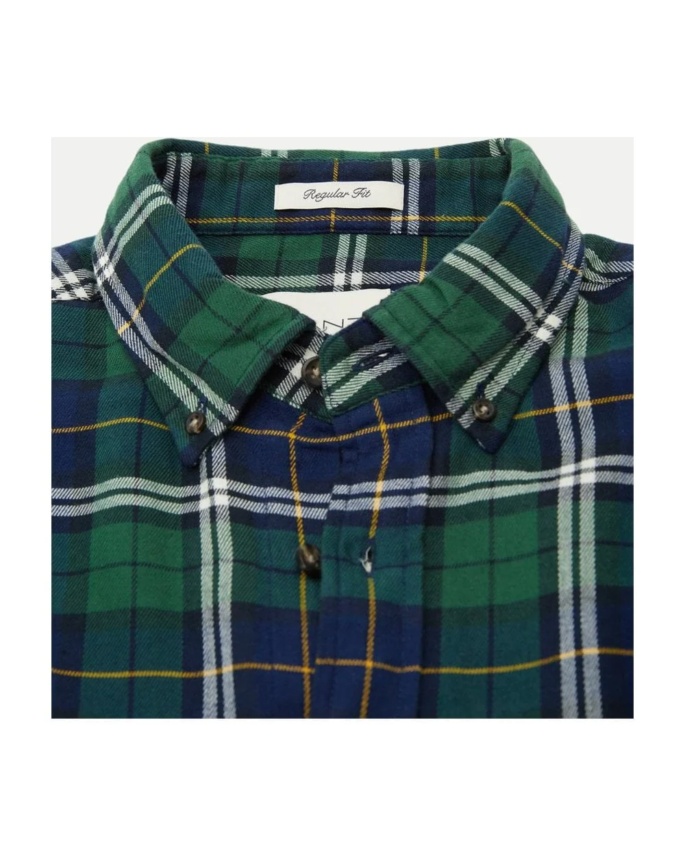 Regular Fit Checked Flannel Shirt - Image 9