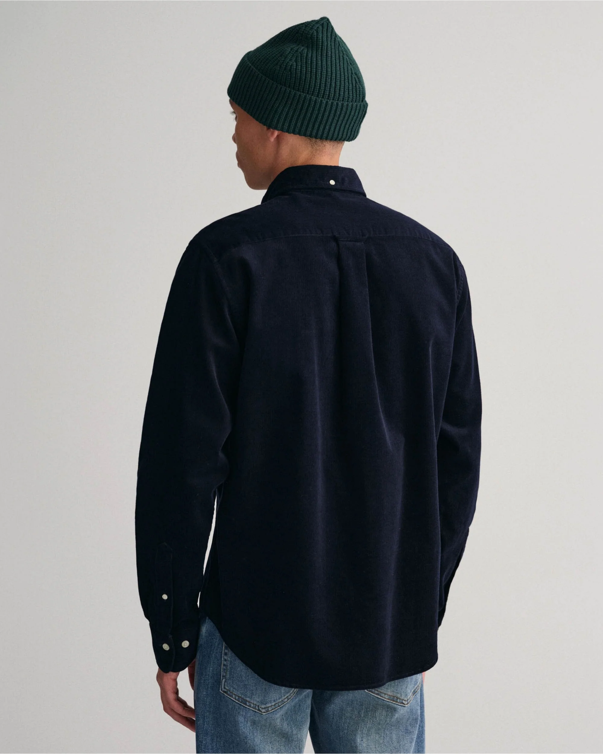 Regular Fit Corduroy Shirt - Image 3