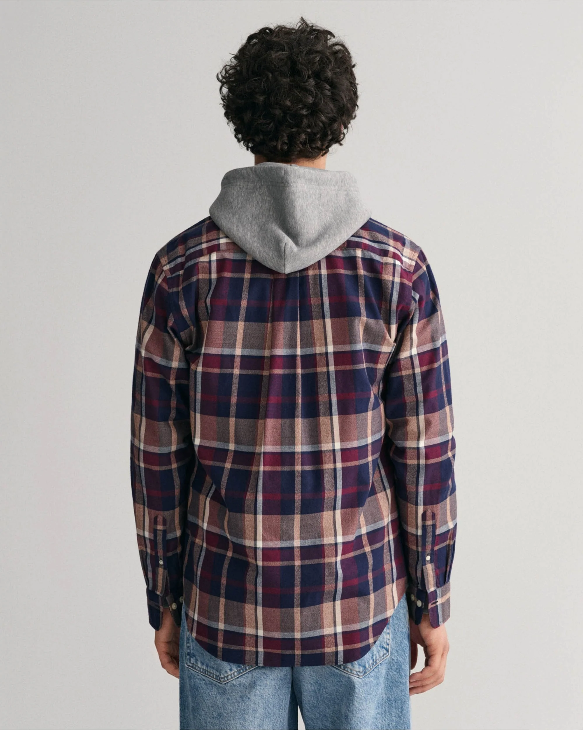 Regular Fit Jaspe Check Shirt - Image 3