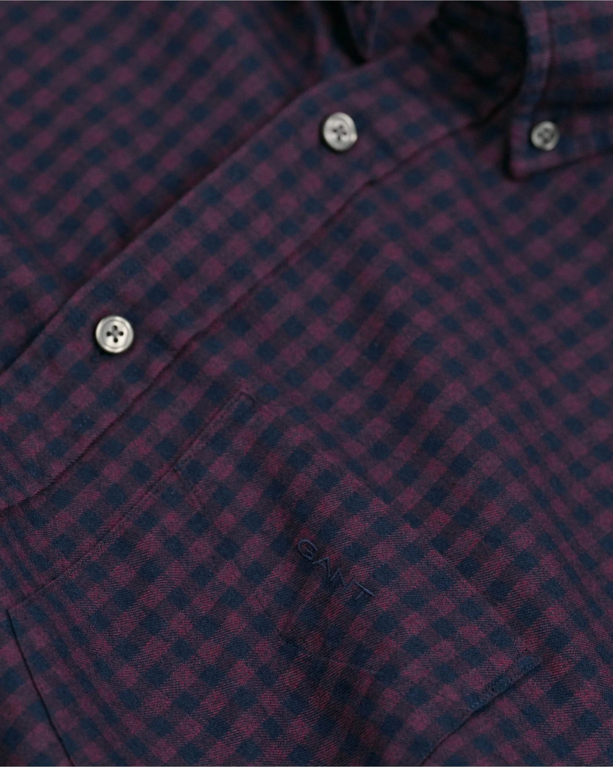 Regular Fit Jaspe Yarn Gingham Shirt - Image 10