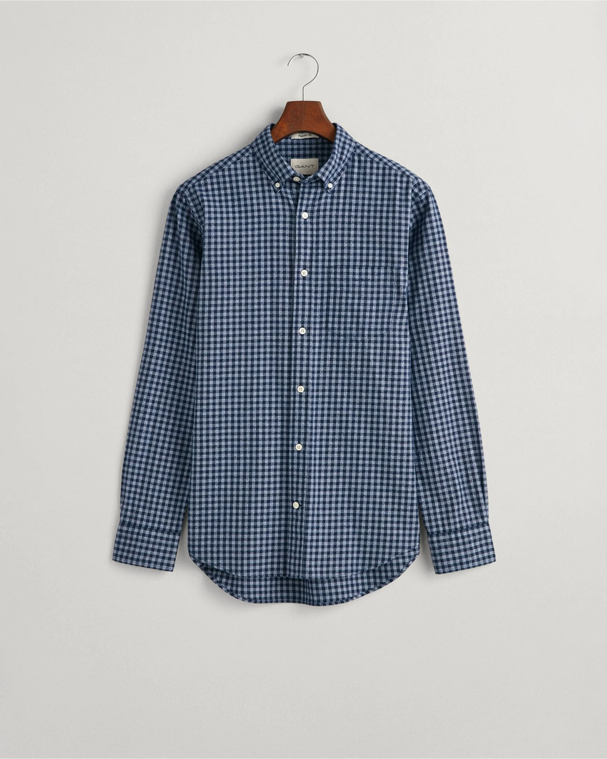Regular Fit Jaspe Yarn Gingham Shirt - Image 15