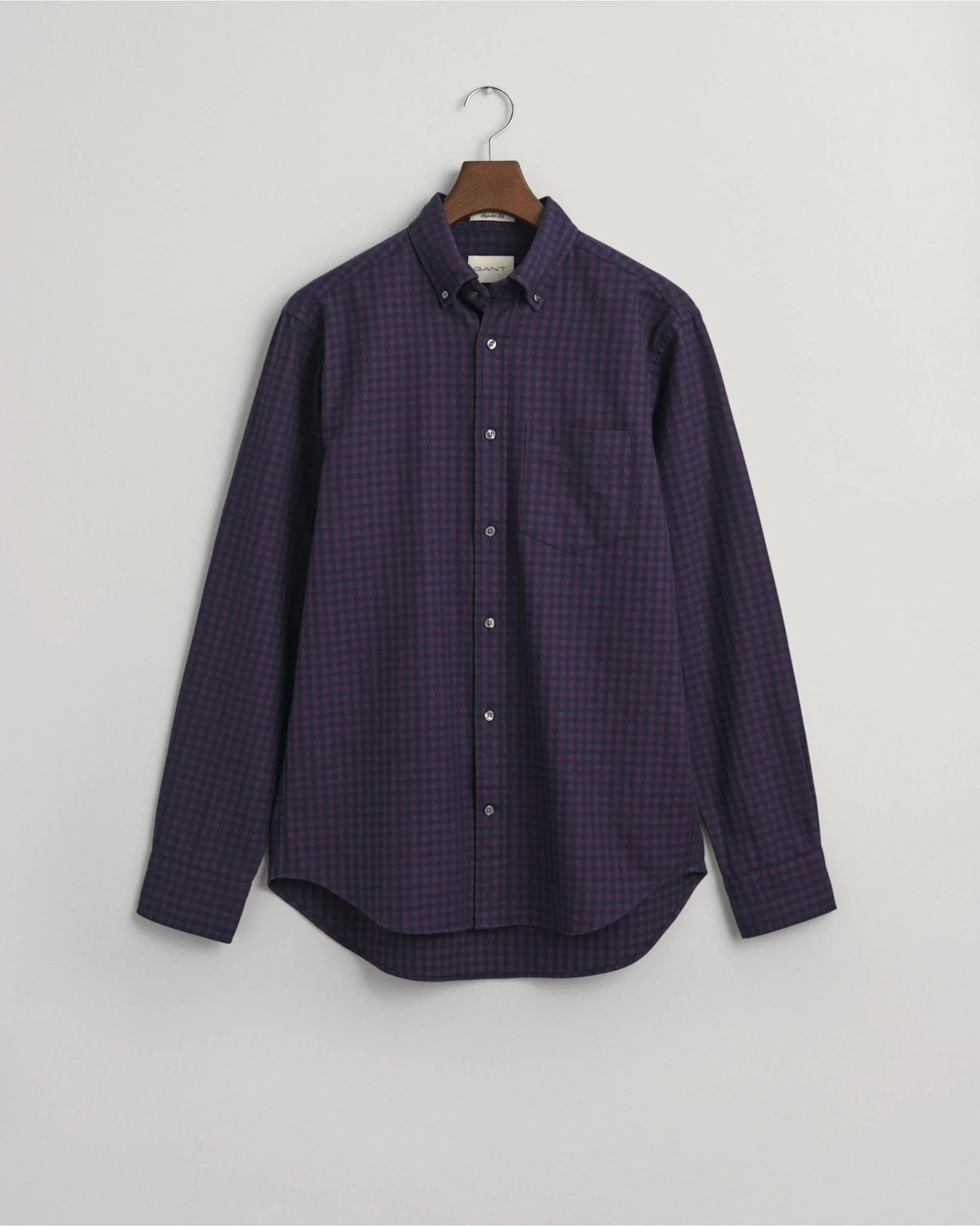 Regular Fit Jaspe Yarn Gingham Shirt - Image 17