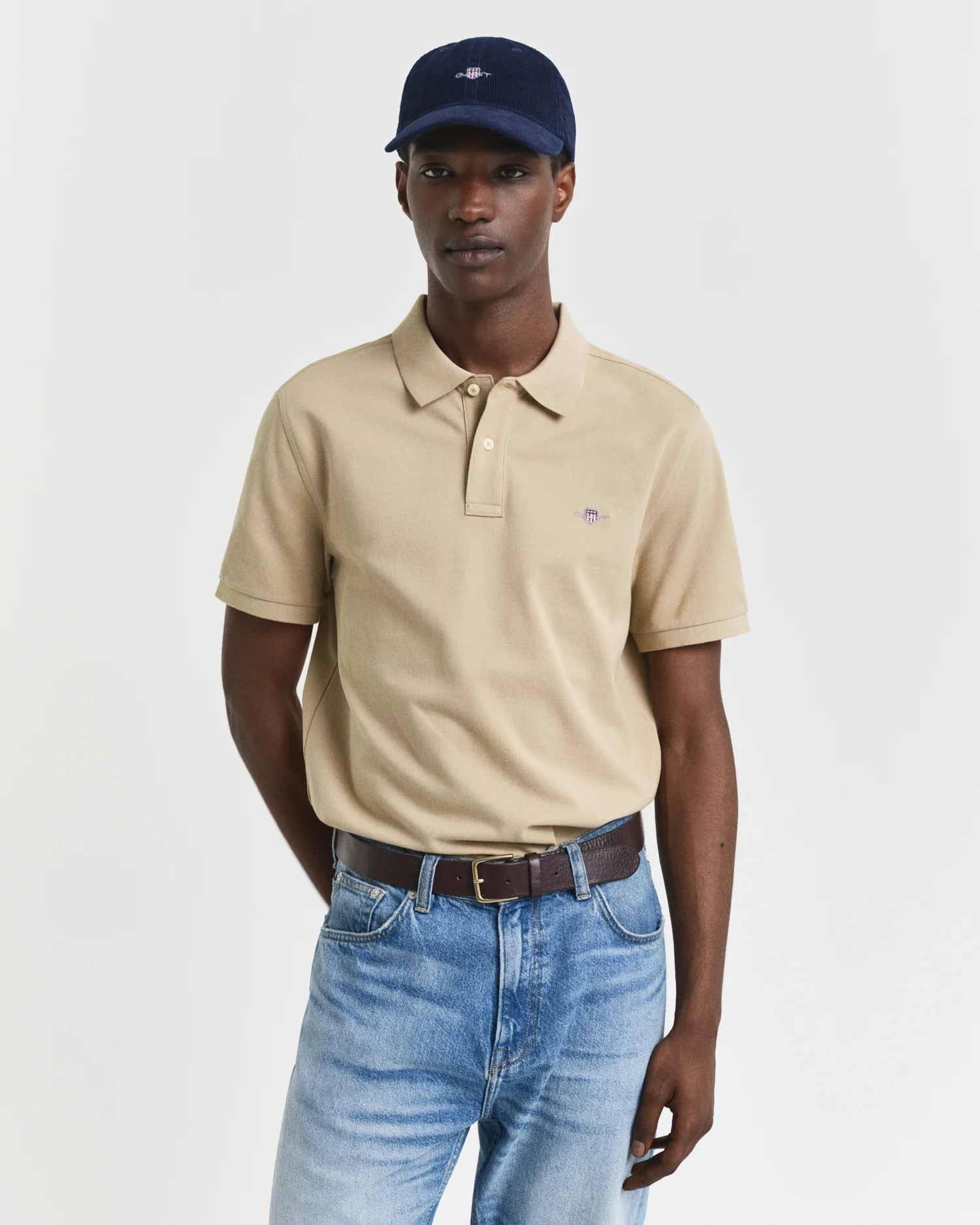 Regular Fit Shield Pique Polo Shirt - Image 18