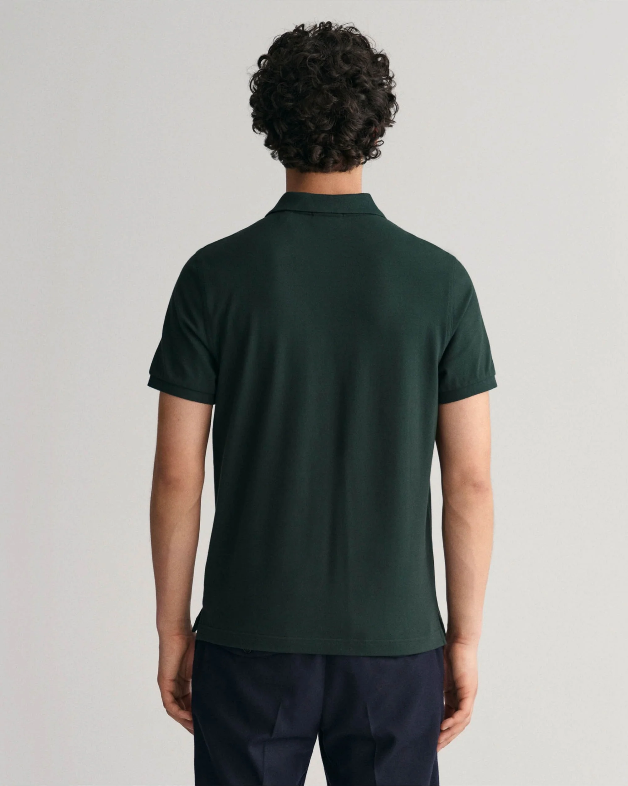 Regular Fit Shield Pique Polo Shirt - Image 8