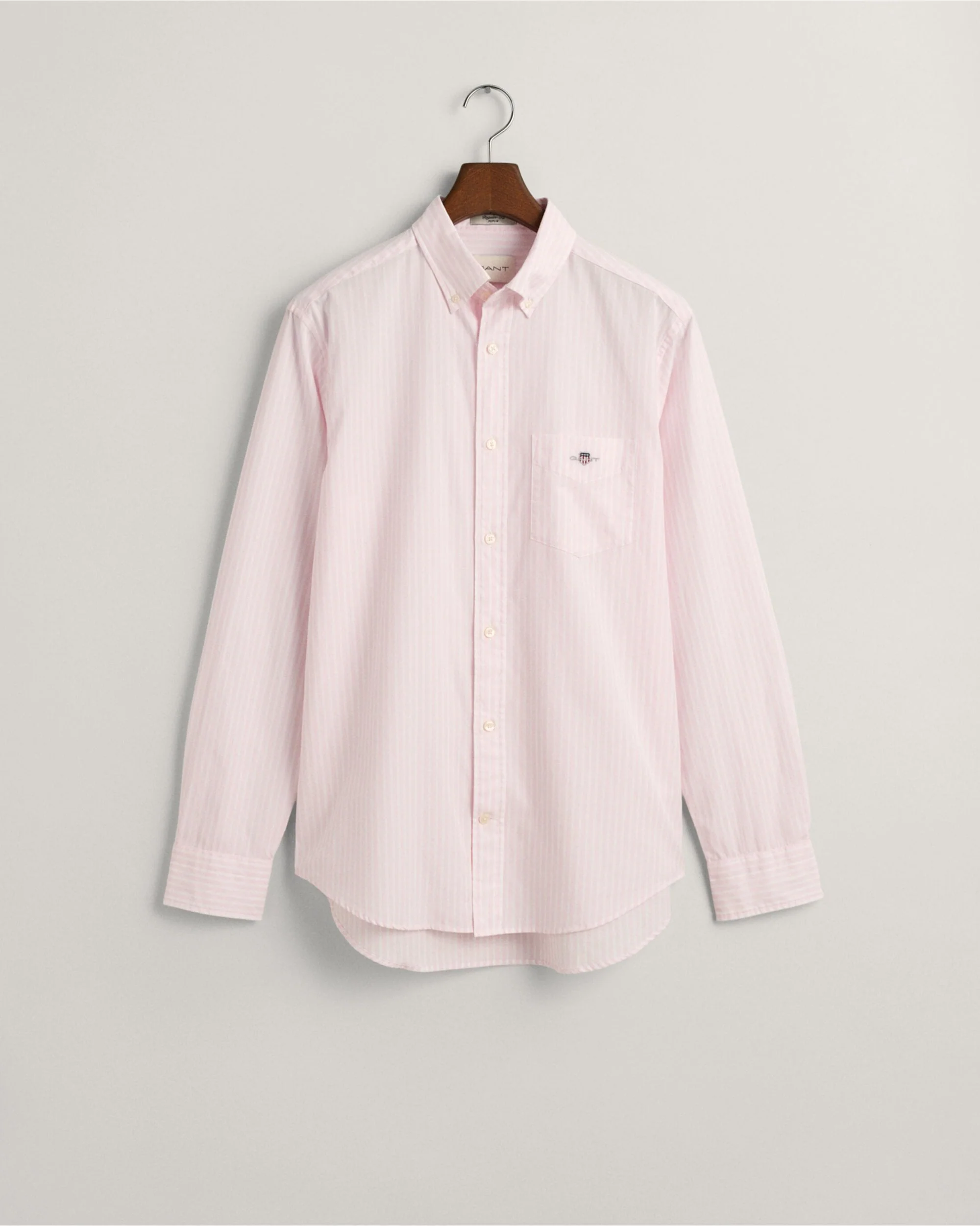 Regular Fit Striped Poplin Shirt - Image 12