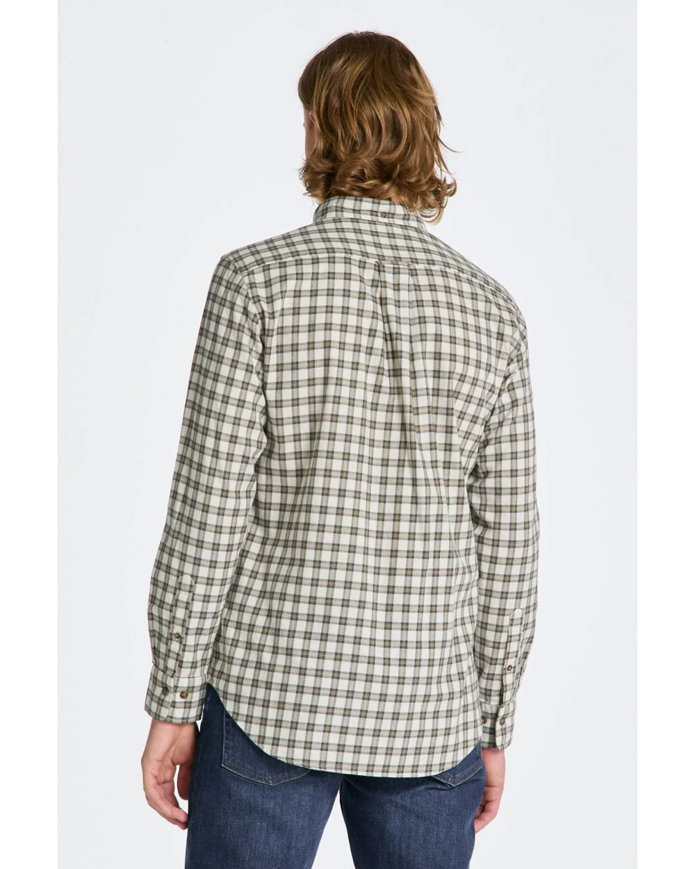 Regular Micro Tartan Flannel Shirt - Image 3