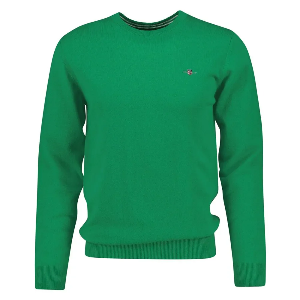 Superfine Lambswool Crew Neck Sweater - Image 13