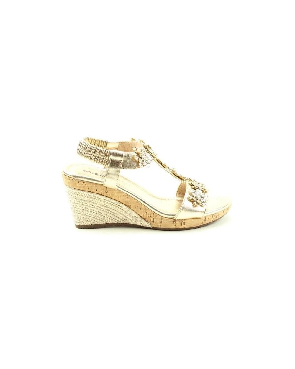 Clara Stud Flower Wedge - Image 7