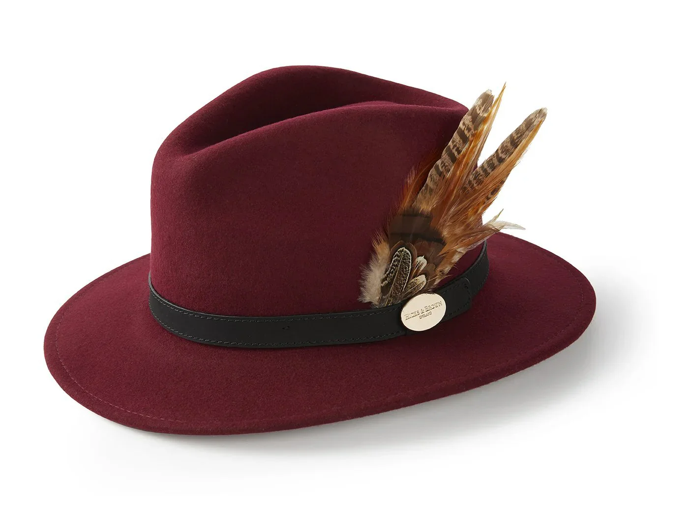 Suffolk Fedora Bronze Side Feather - Image 5
