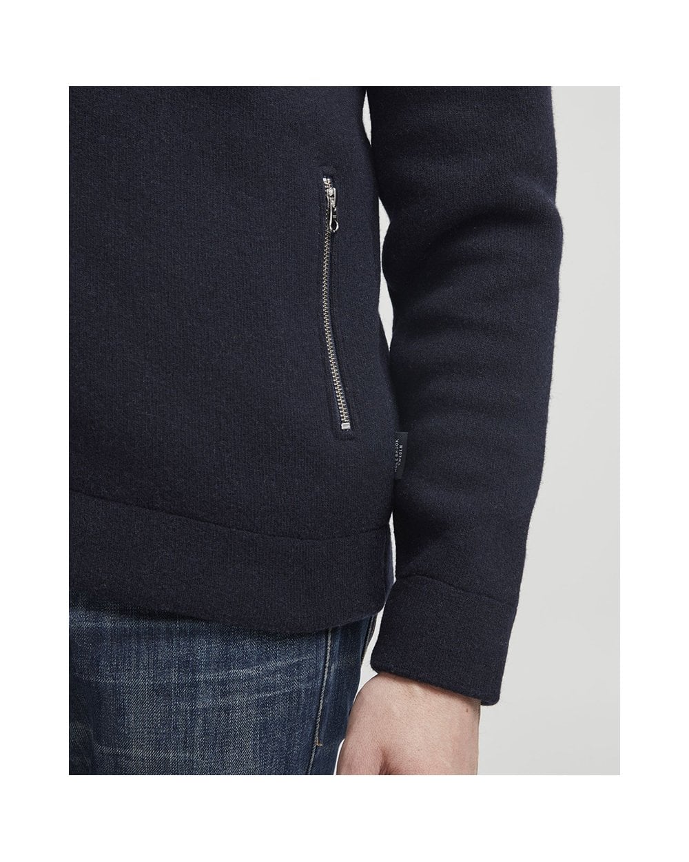 Men's Full Zip Knitted Sweater - Image 10