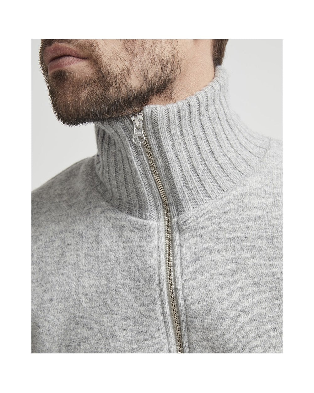 Men's Full Zip Knitted Sweater - Image 11