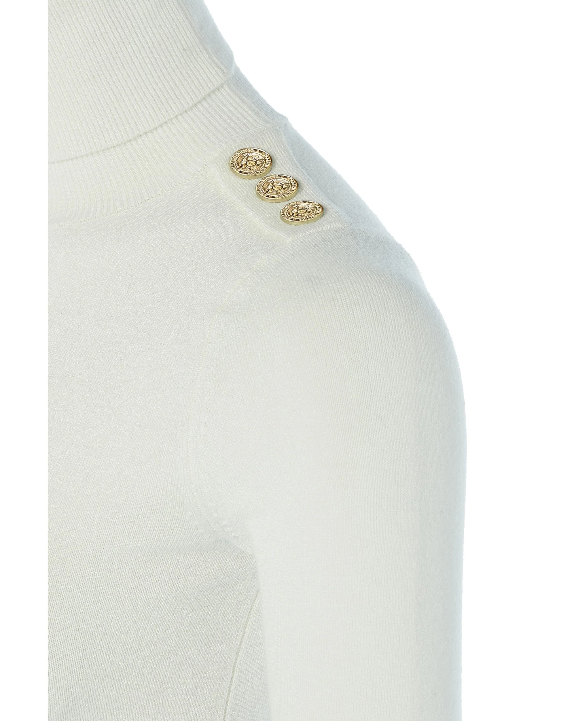 Buttoned Knit Roll Neck - Image 49